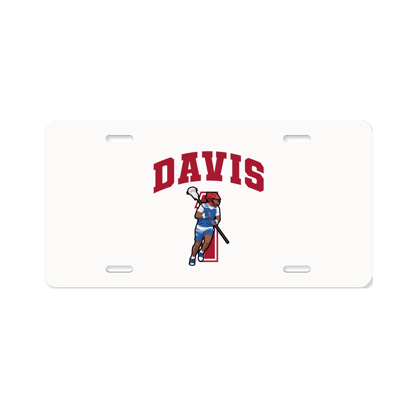 License Plate — Number in Classic