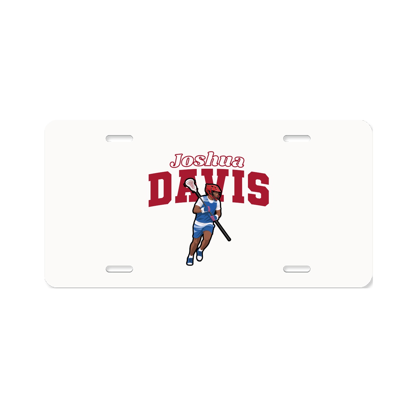 License Plate — Name Arch in Classic