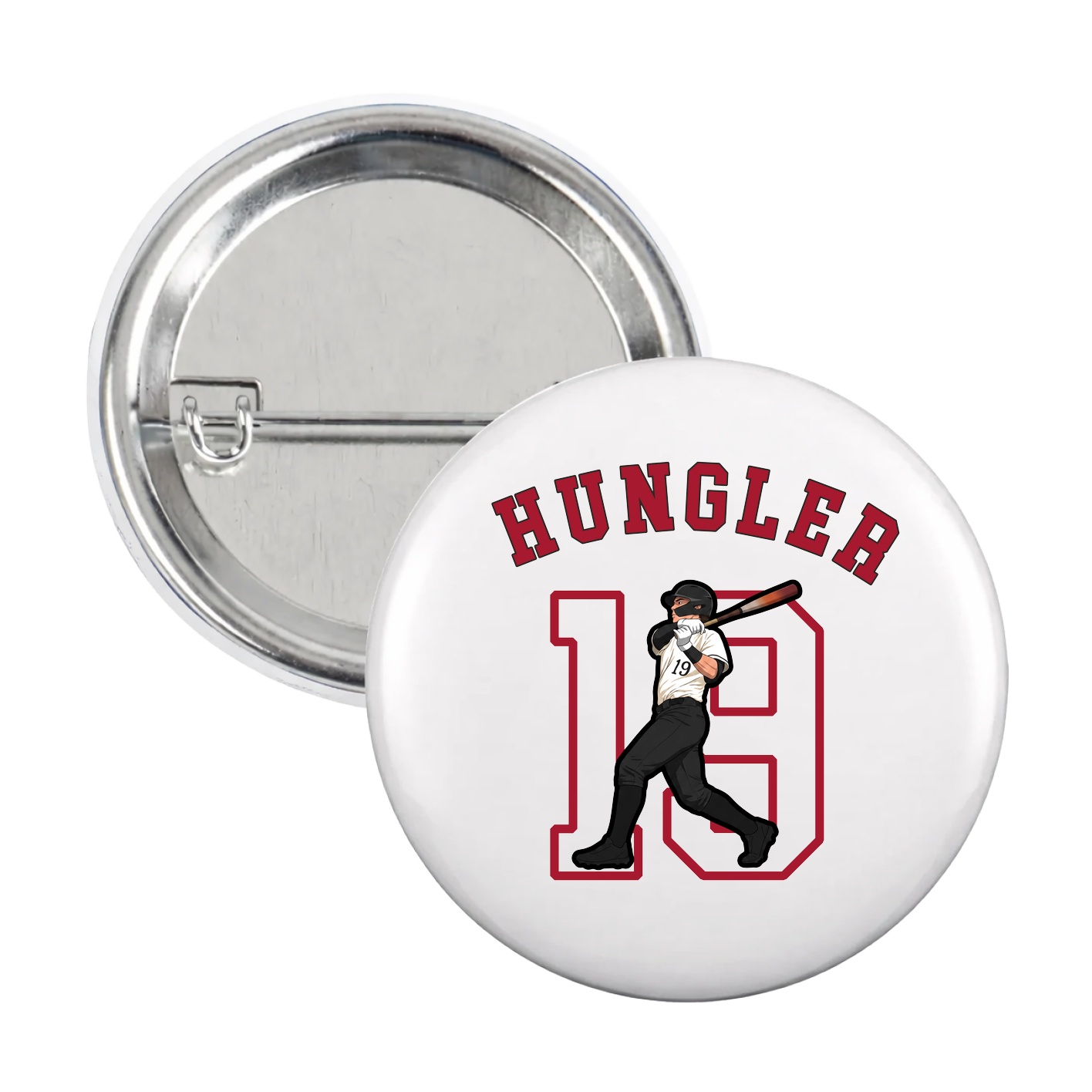 Game Day Button — Shirsey Arch in White