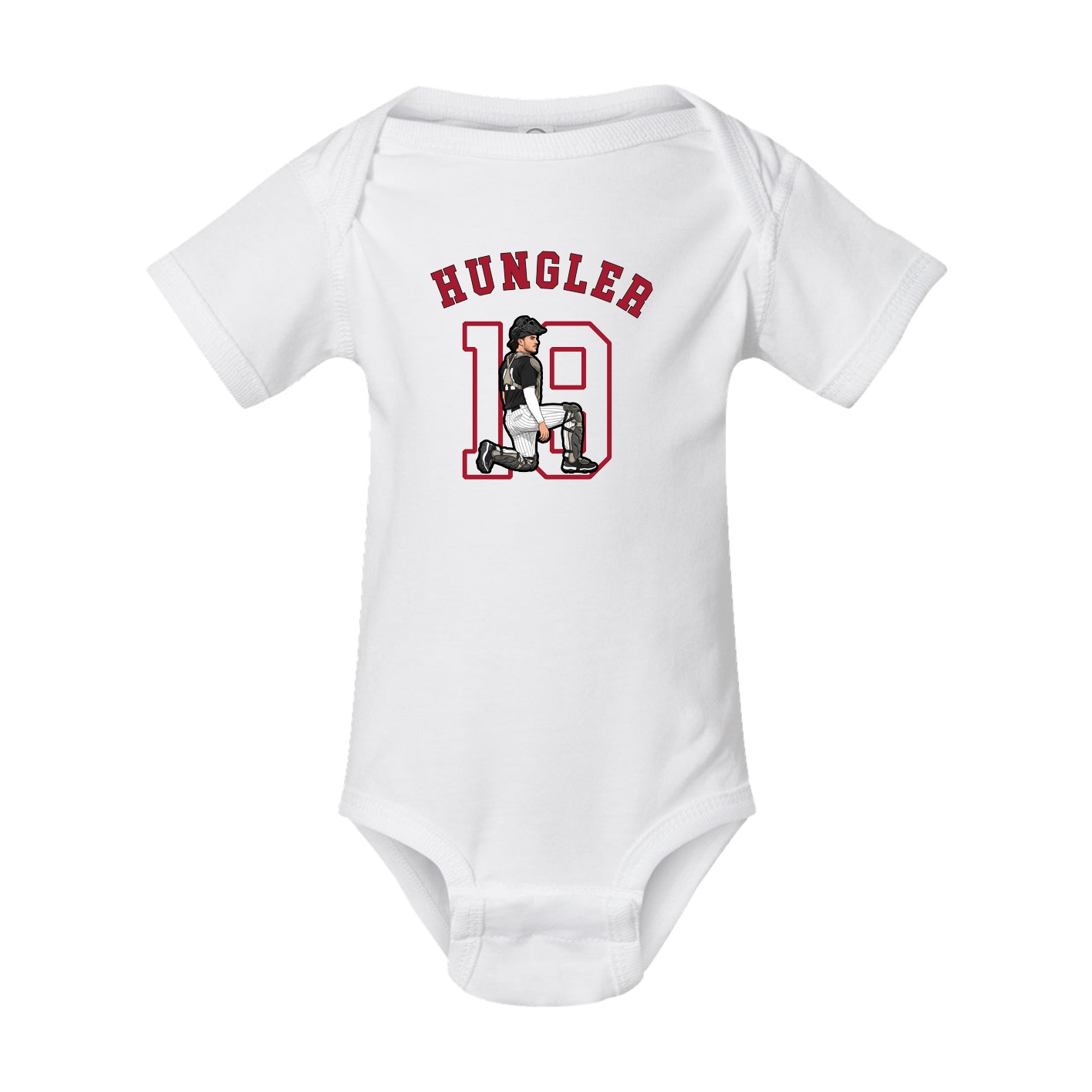 Baby Onesie — Shirsey Arch in White