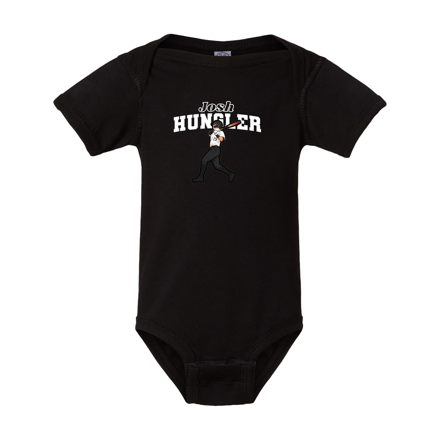 Baby Onesie — Name Arch in Black