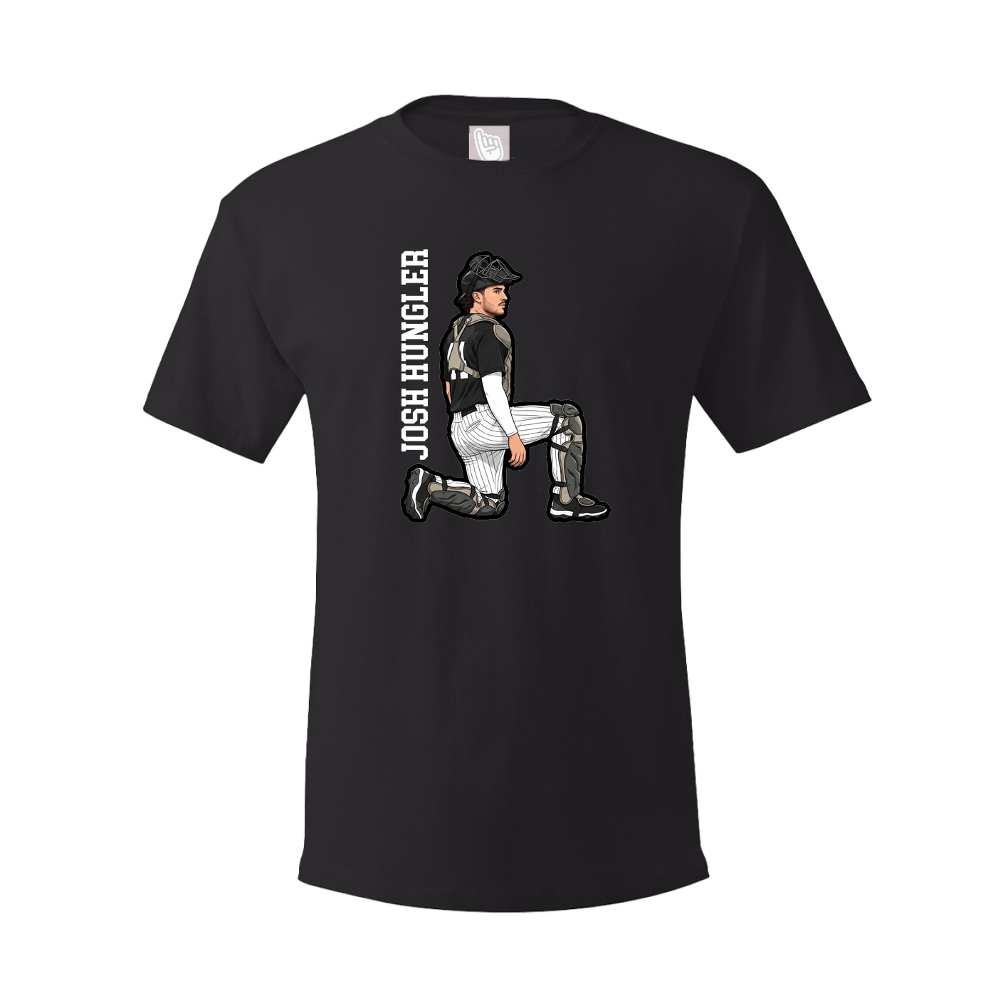 Tee — Name Vertical in Black