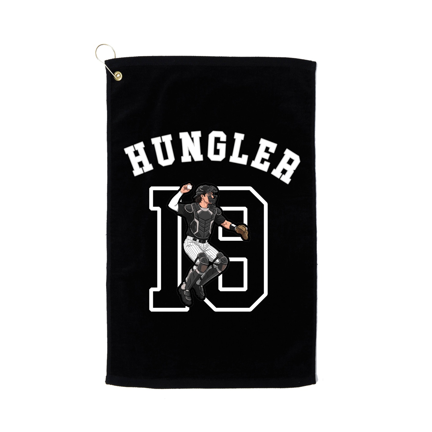 Golf Towel — Shirsey Arch in Black