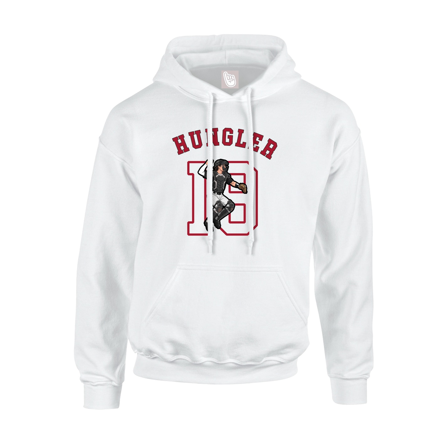 Hoodie — Shirsey Arch in White