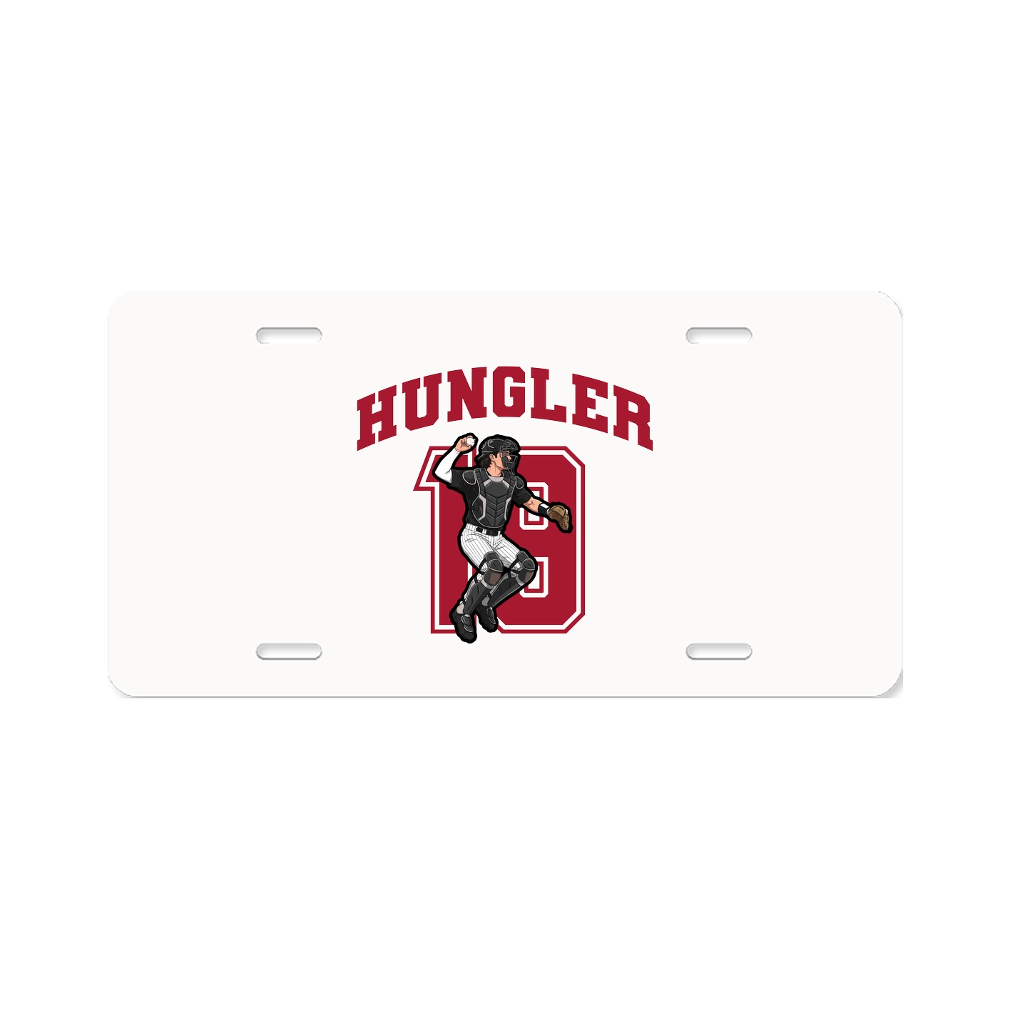 License Plate — Number in Classic