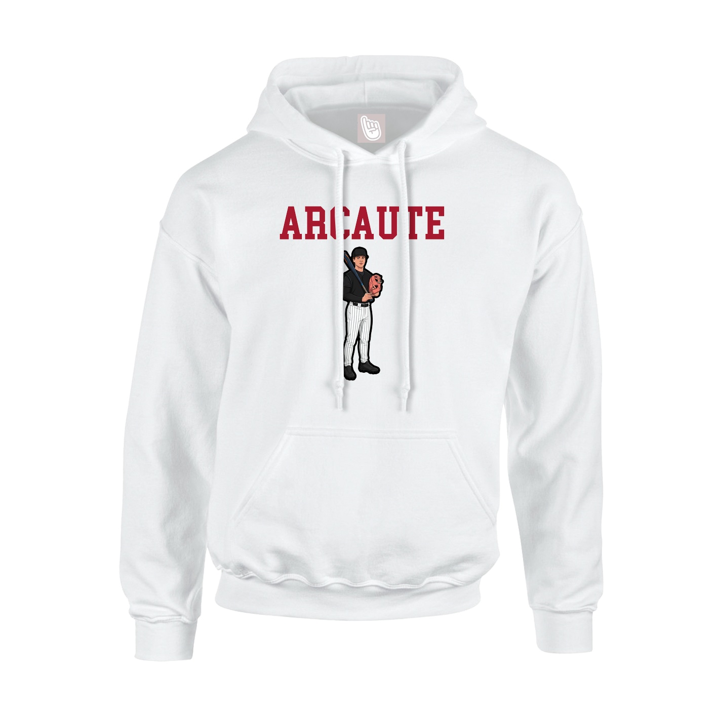 Hoodie — Shirsey in White