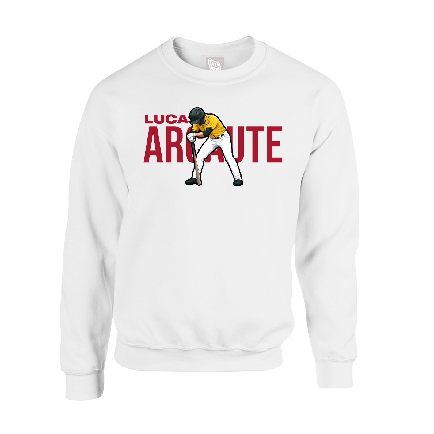 Fleece Crew — Player Name in White