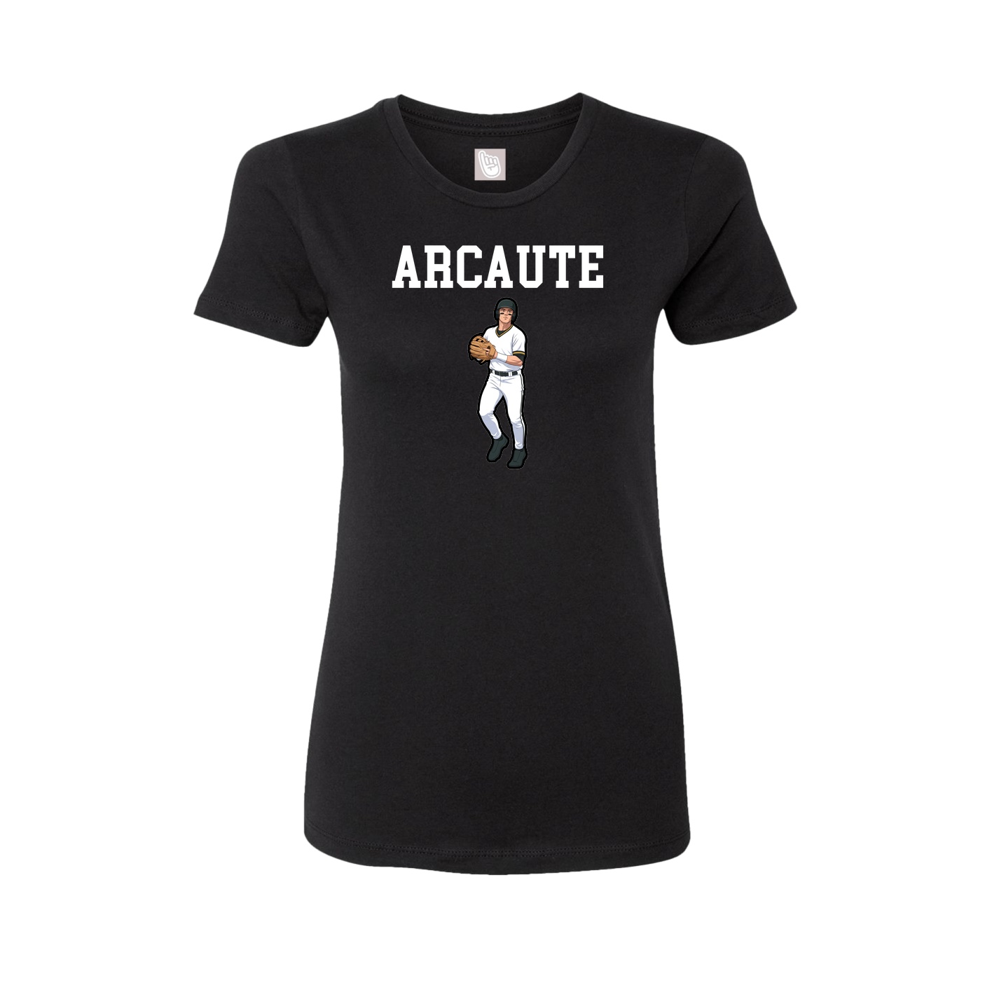 Fitted Women's Tee — Shirsey in Black