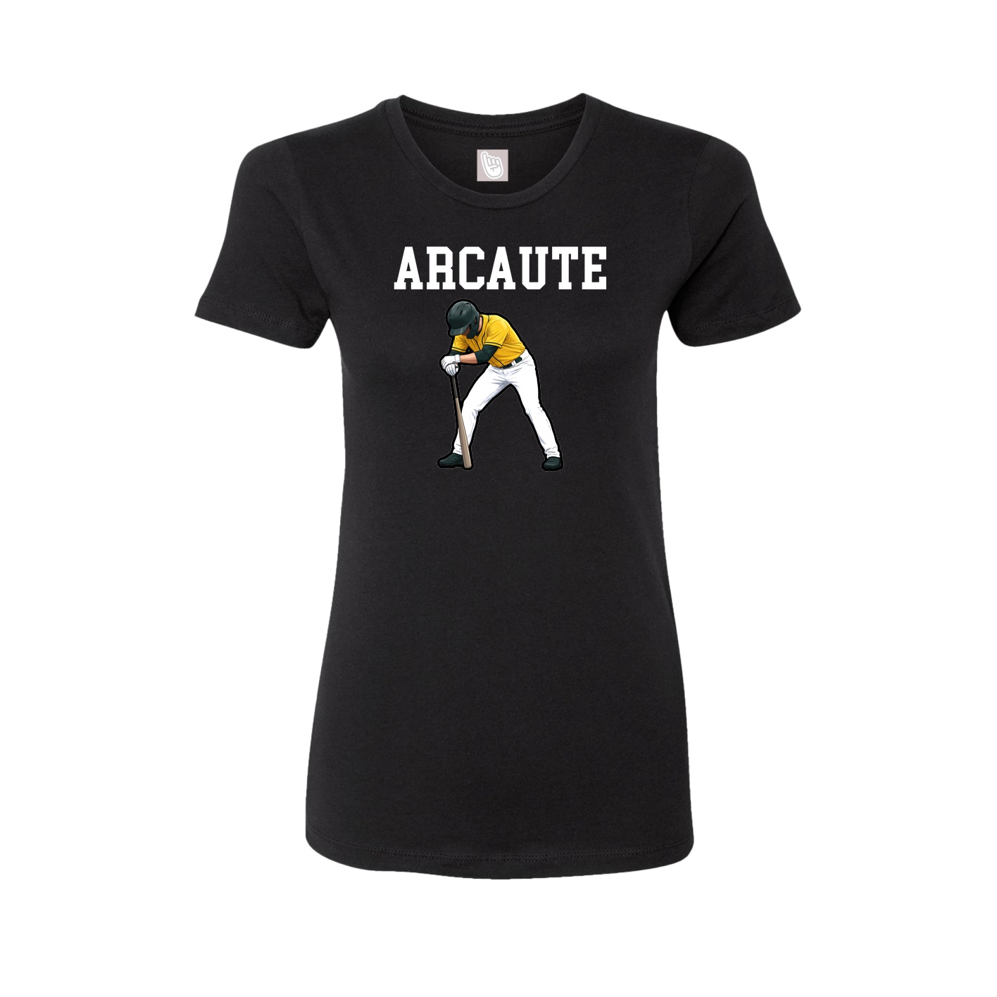 Fitted Women's Tee — Shirsey in Black