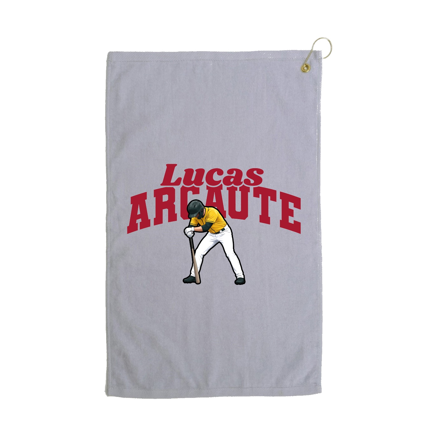Golf Towel — Signature Arch in Grey