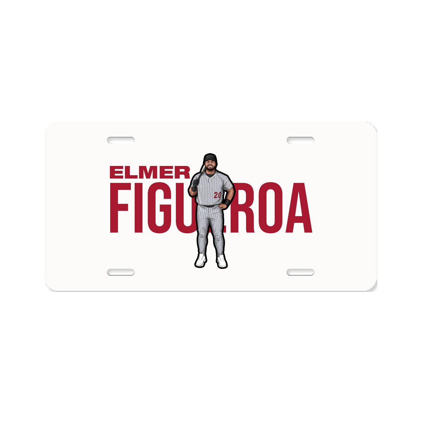 License Plate — Player Name in Classic