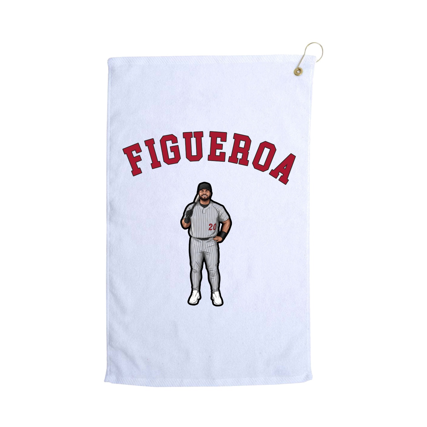 Golf Towel — Shirsey Arch in White