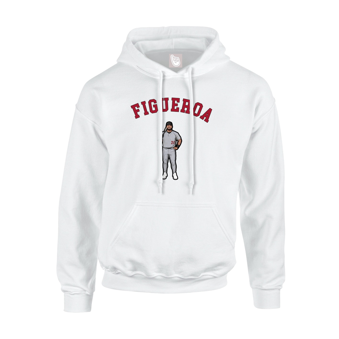 Hoodie — Shirsey Arch in White
