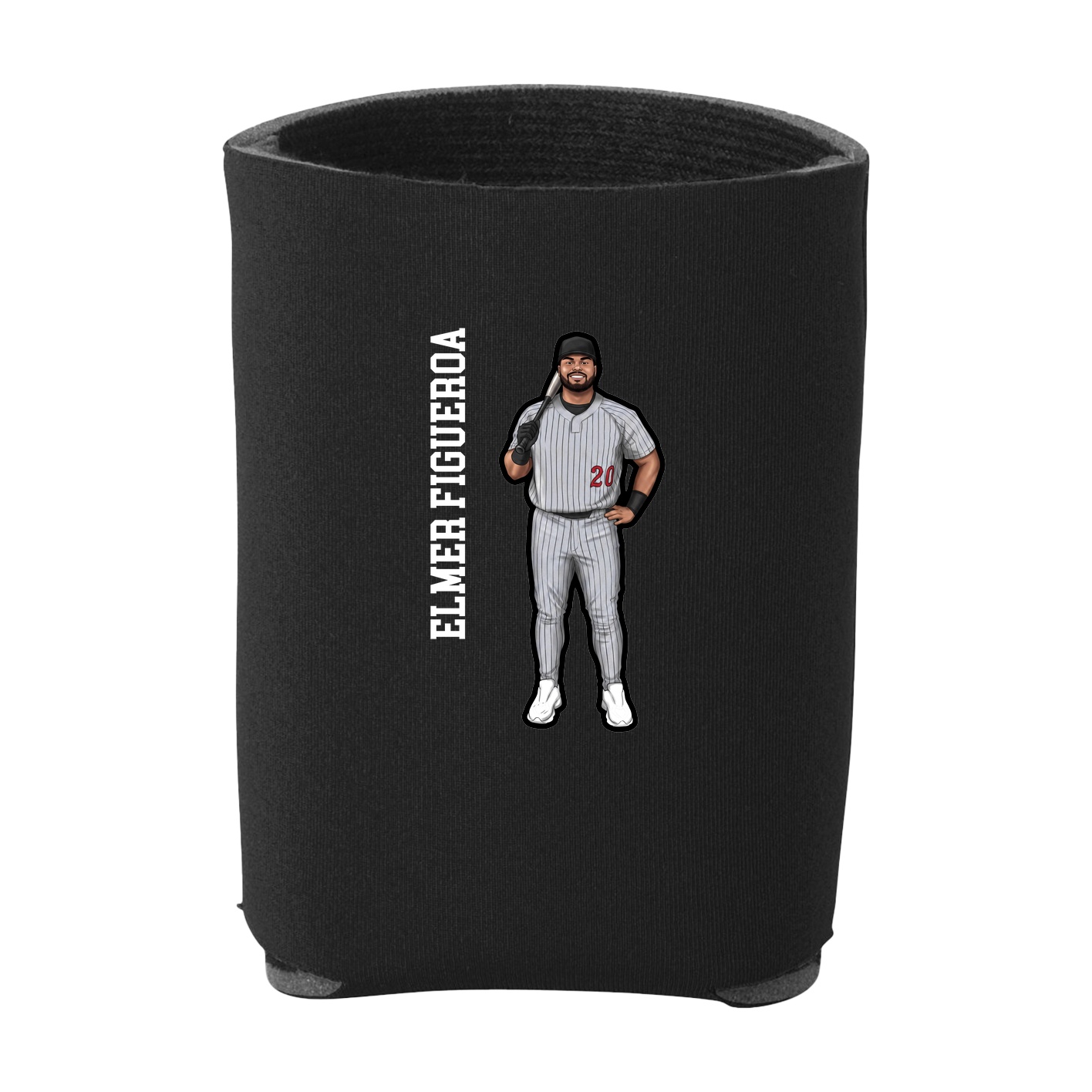 Can Holder — Name Vertical in Black