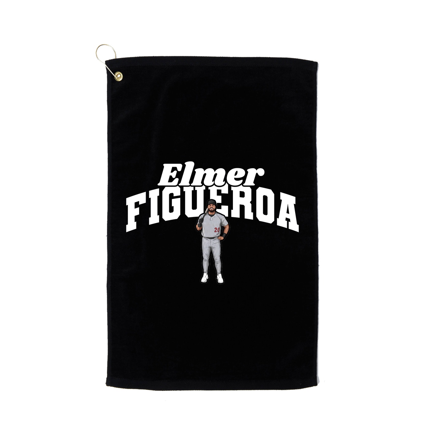 Golf Towel — Signature Arch in Black