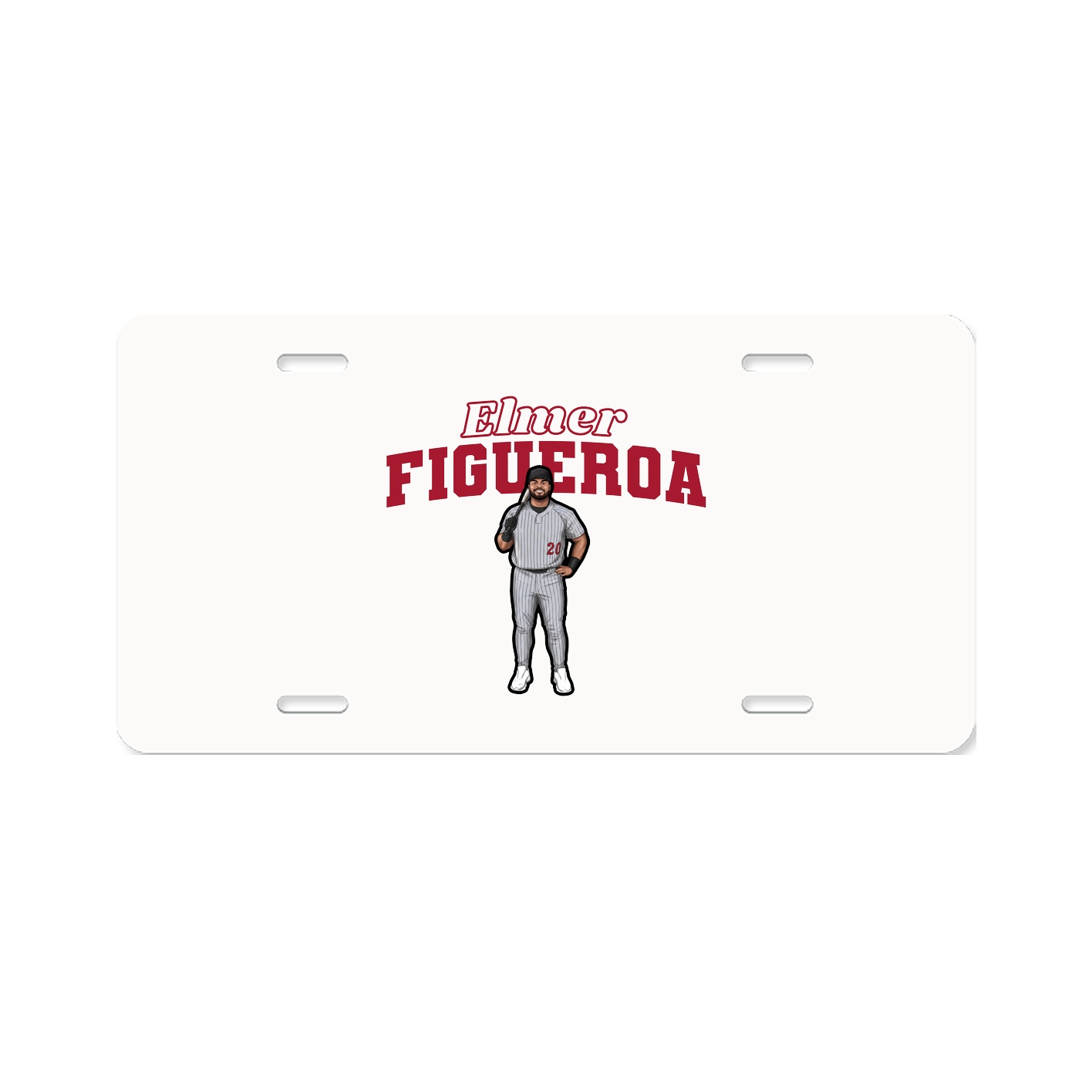 License Plate — Name Arch in Classic