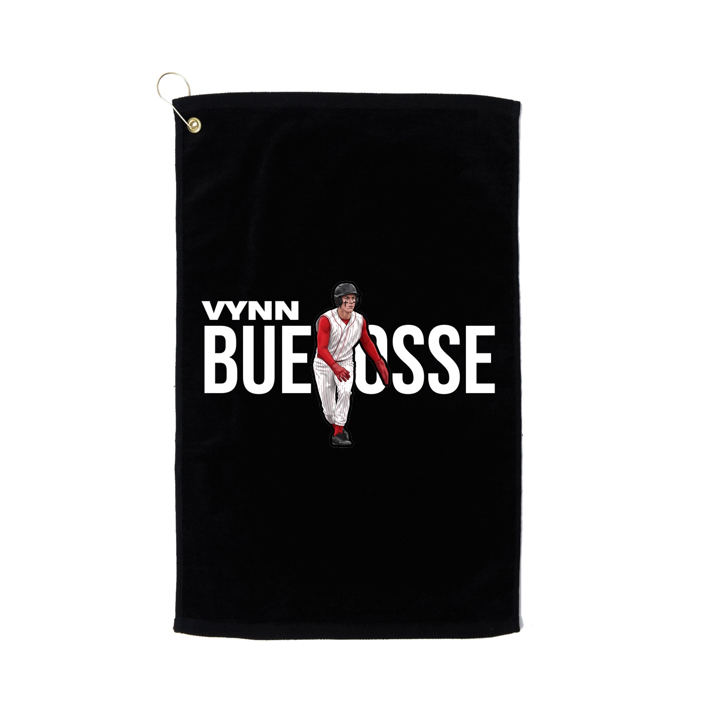 Golf Towel — Player Name in Black