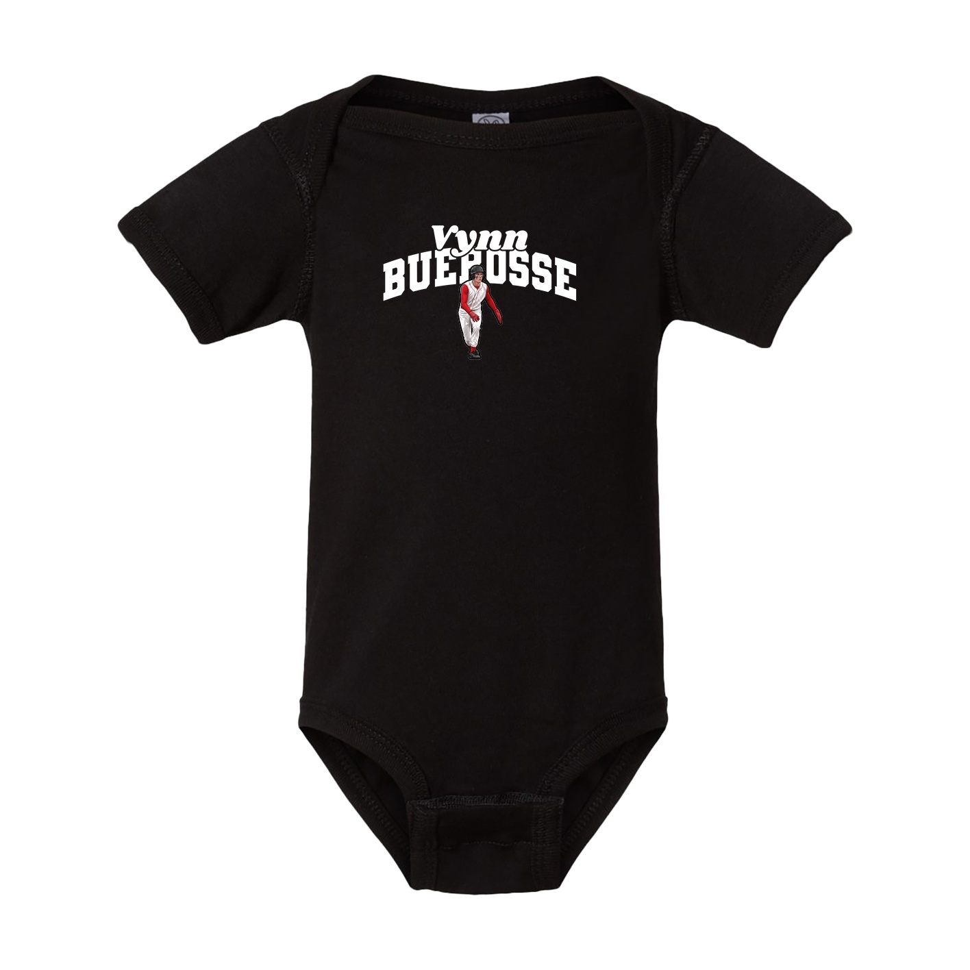 Baby Onesie — Signature Arch in Black