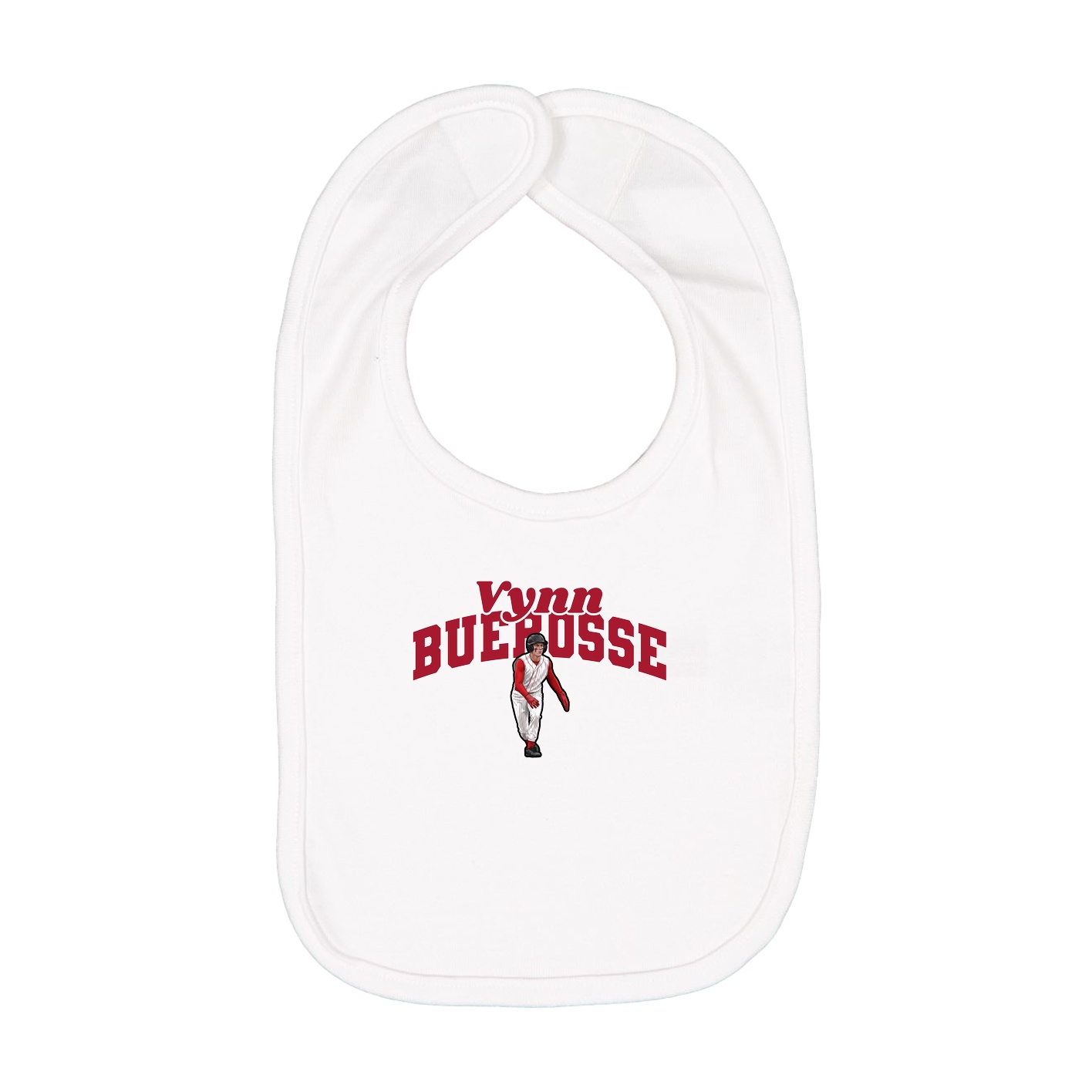 Infant Bib — Signature Arch in White