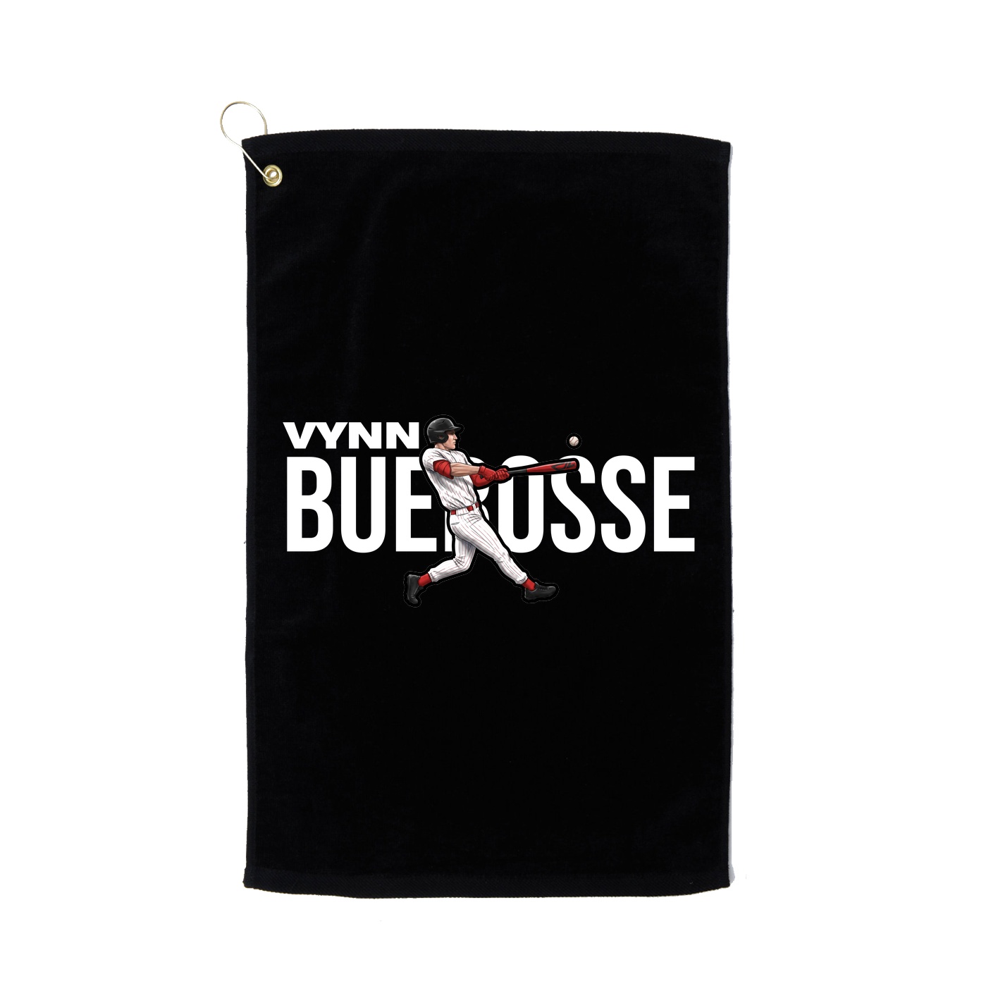 Golf Towel — Player Name in Black