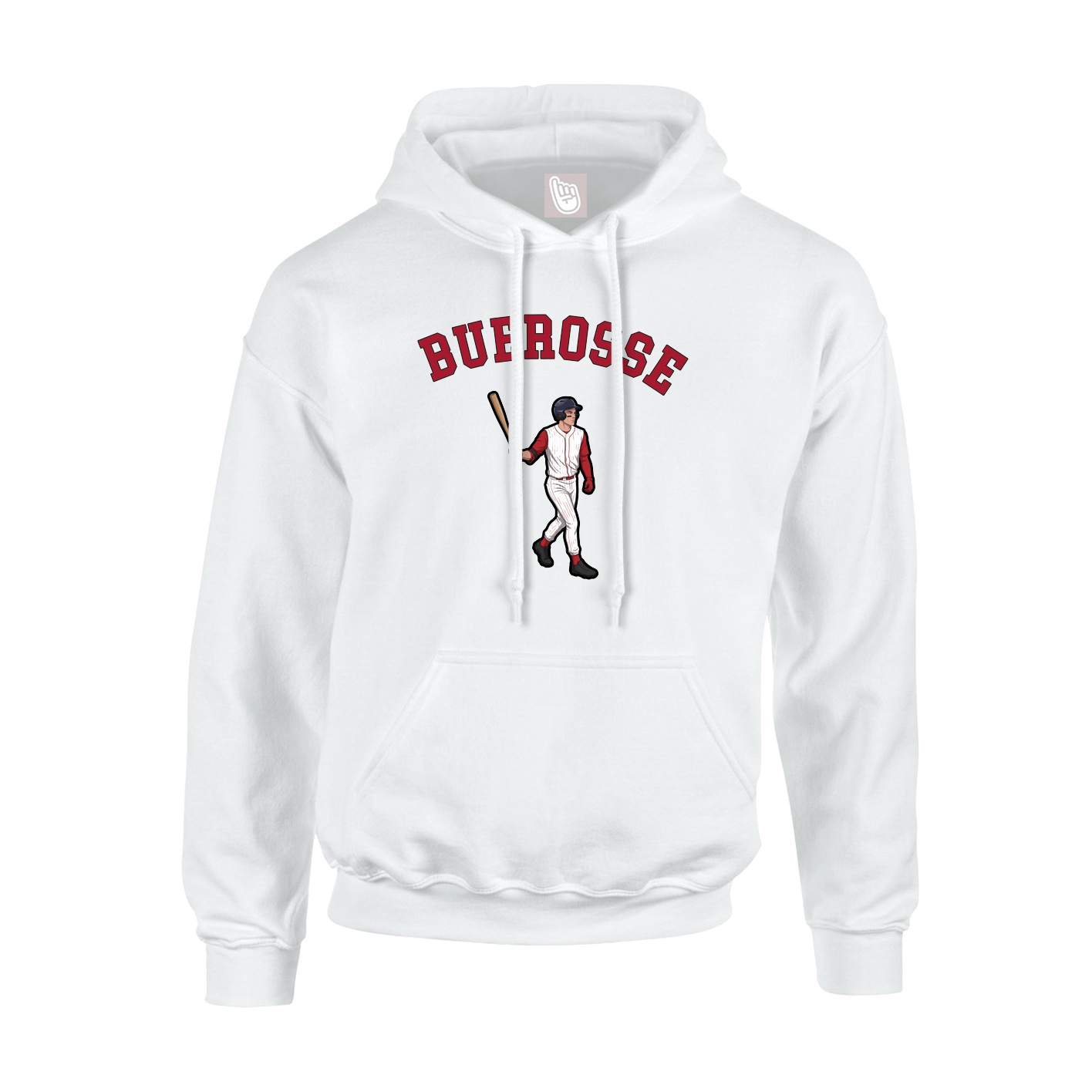 Hoodie — Shirsey Arch in White
