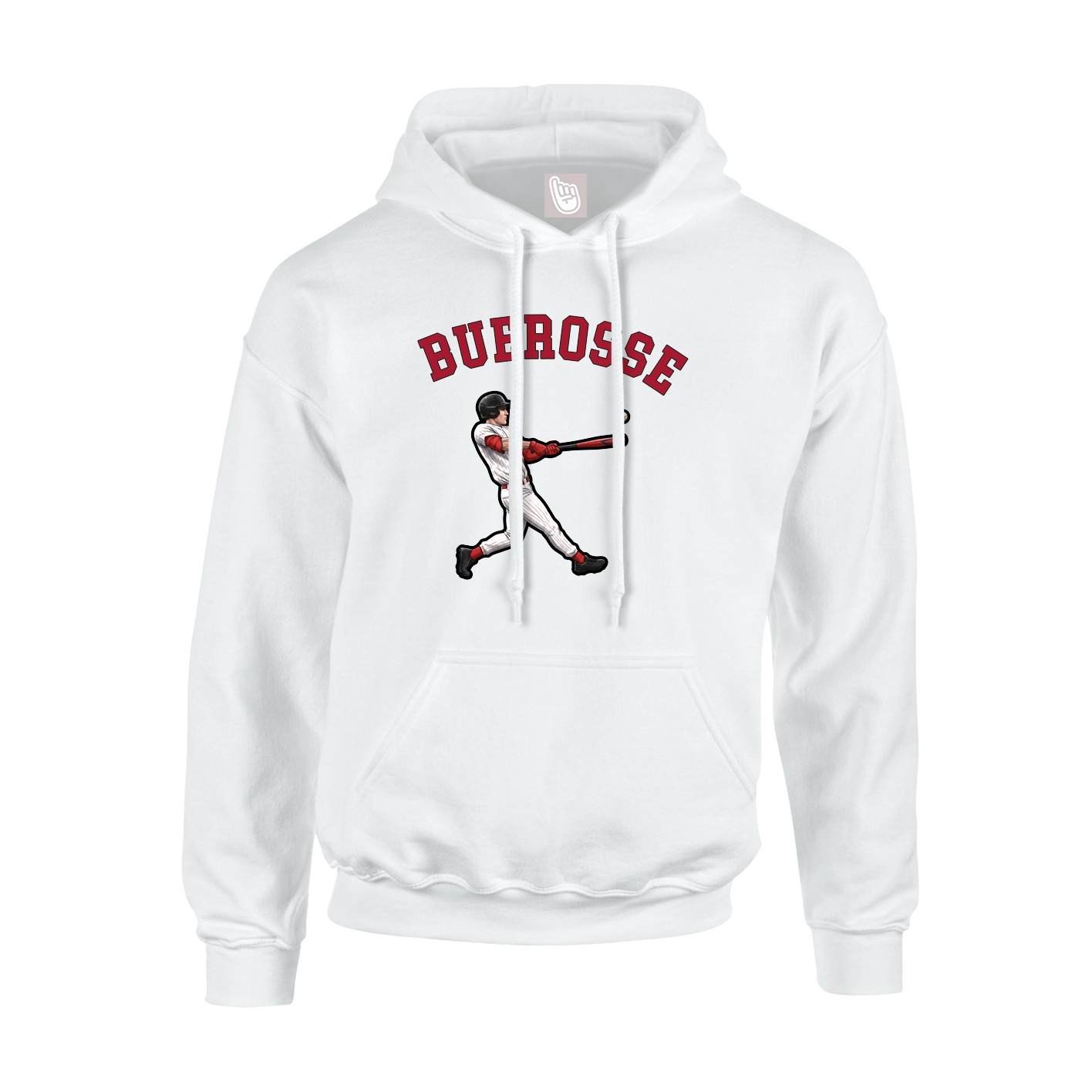 Youth Hoodie — Shirsey Arch in White