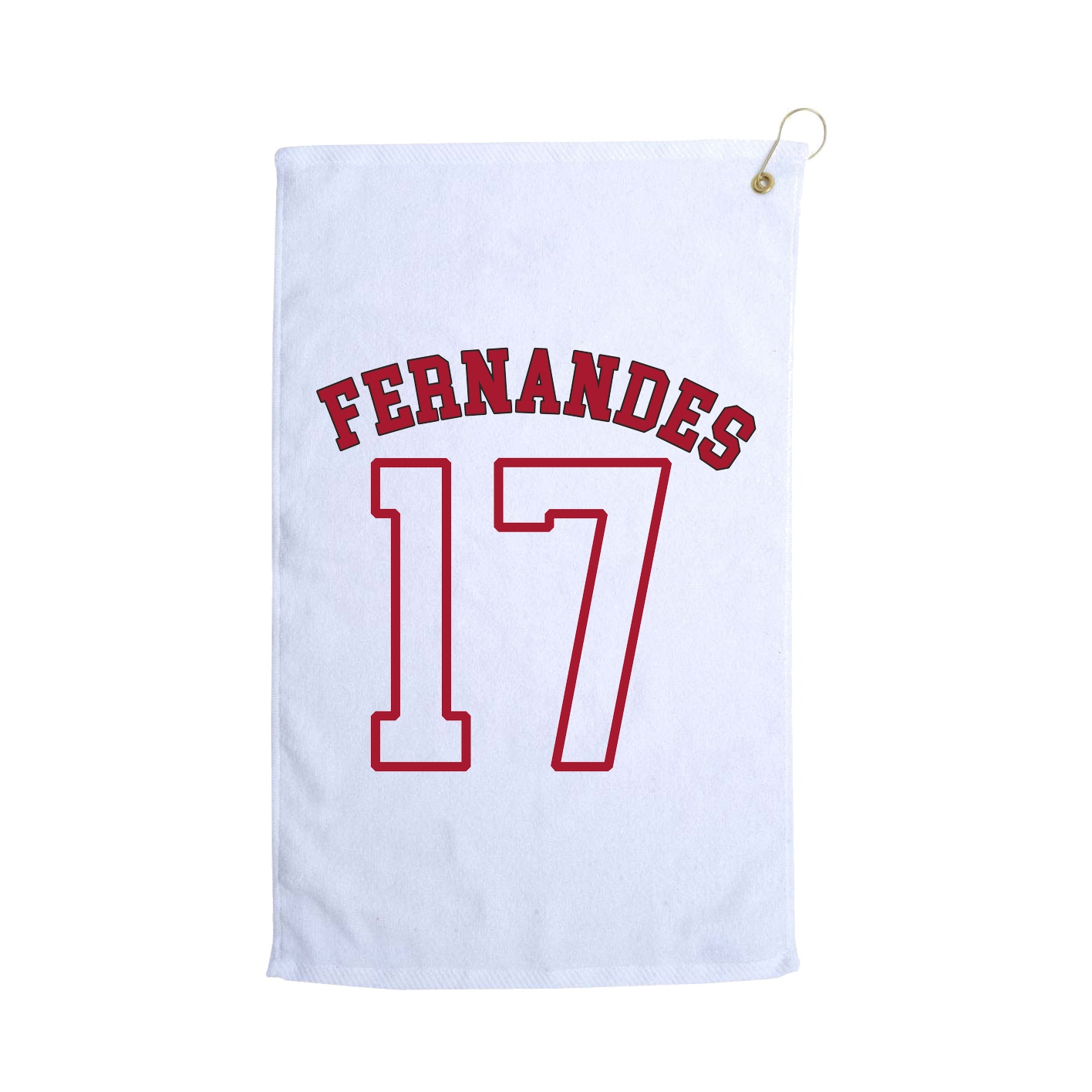 Golf Towel — Shirsey Arch in White