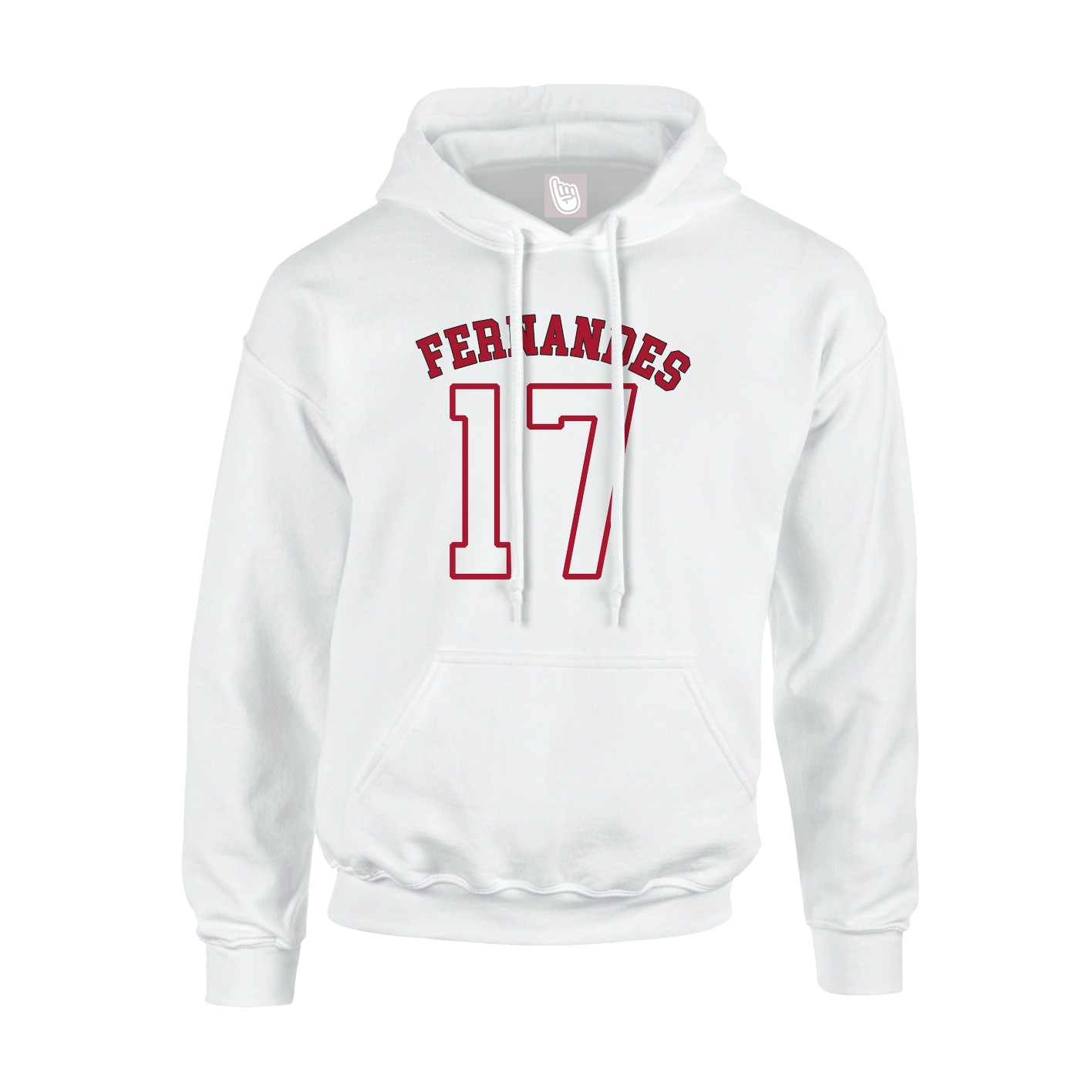 Hoodie — Shirsey Arch in White