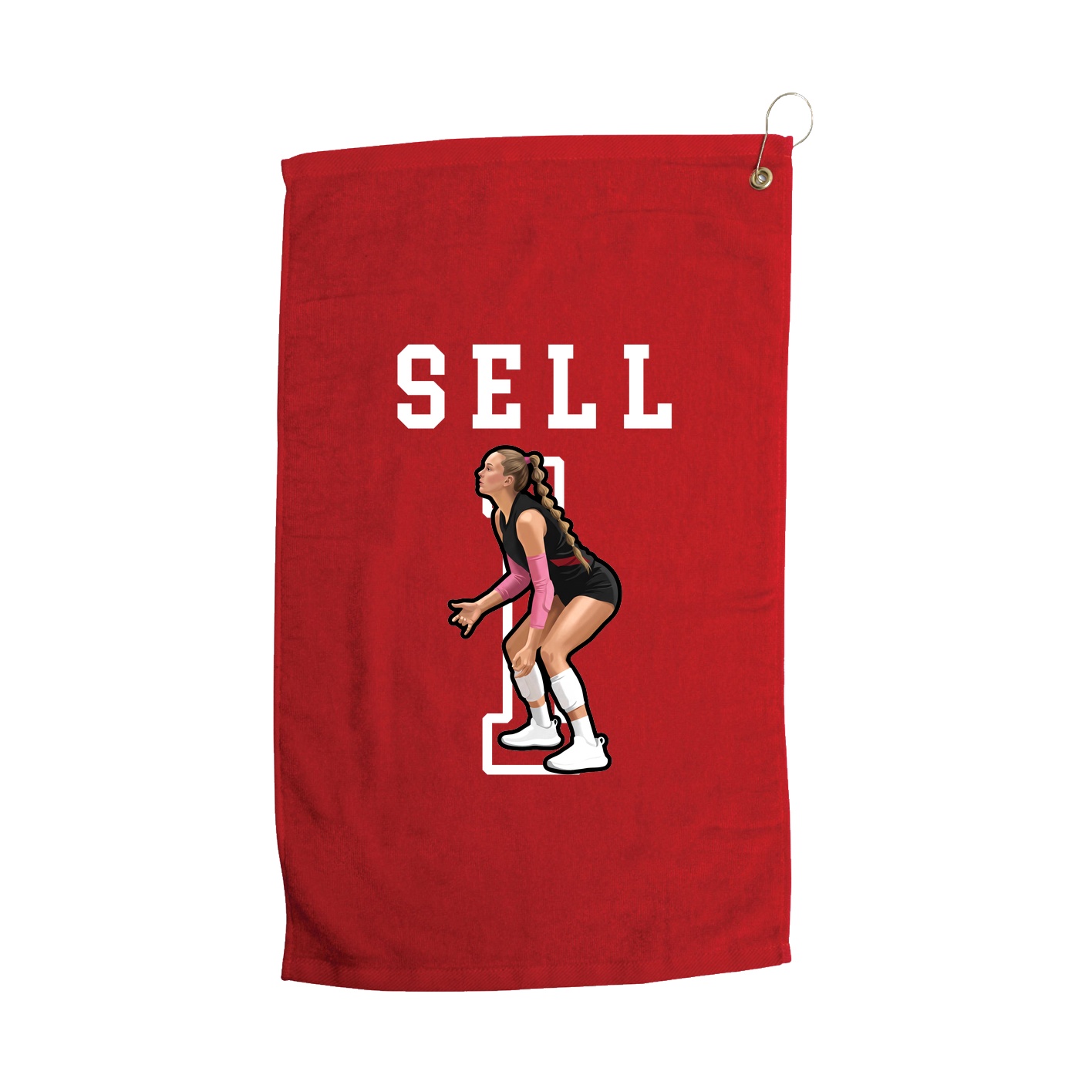 Golf Towel — Shirsey in Red