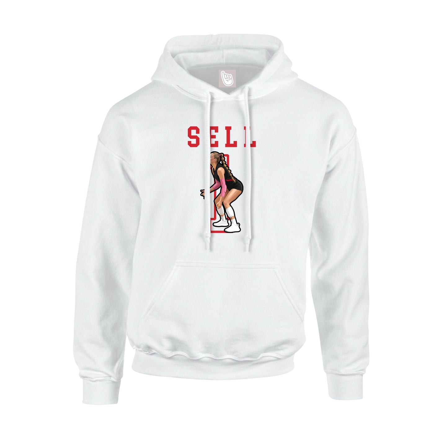 Youth Hoodie — Shirsey in White