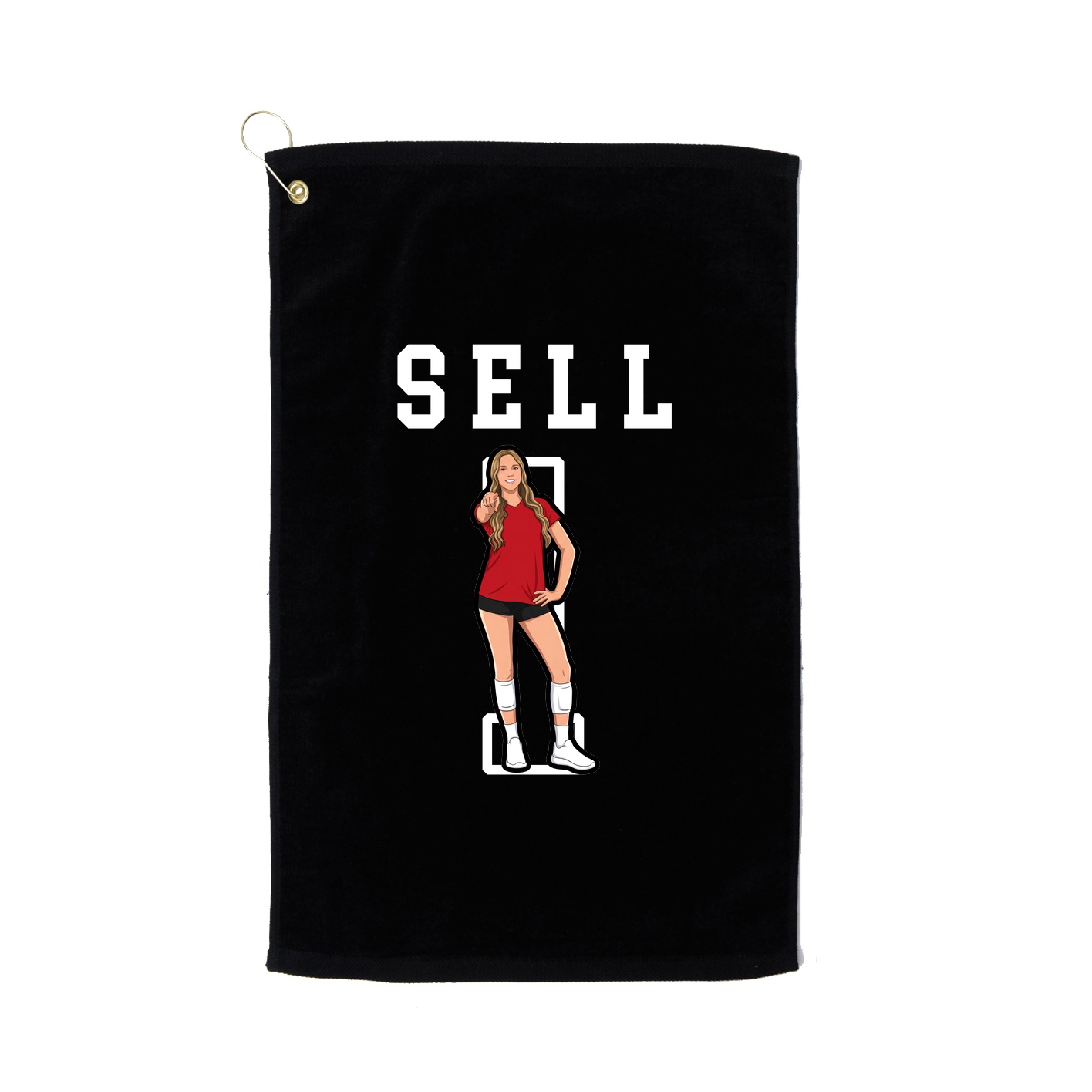 Golf Towel — Shirsey in Black