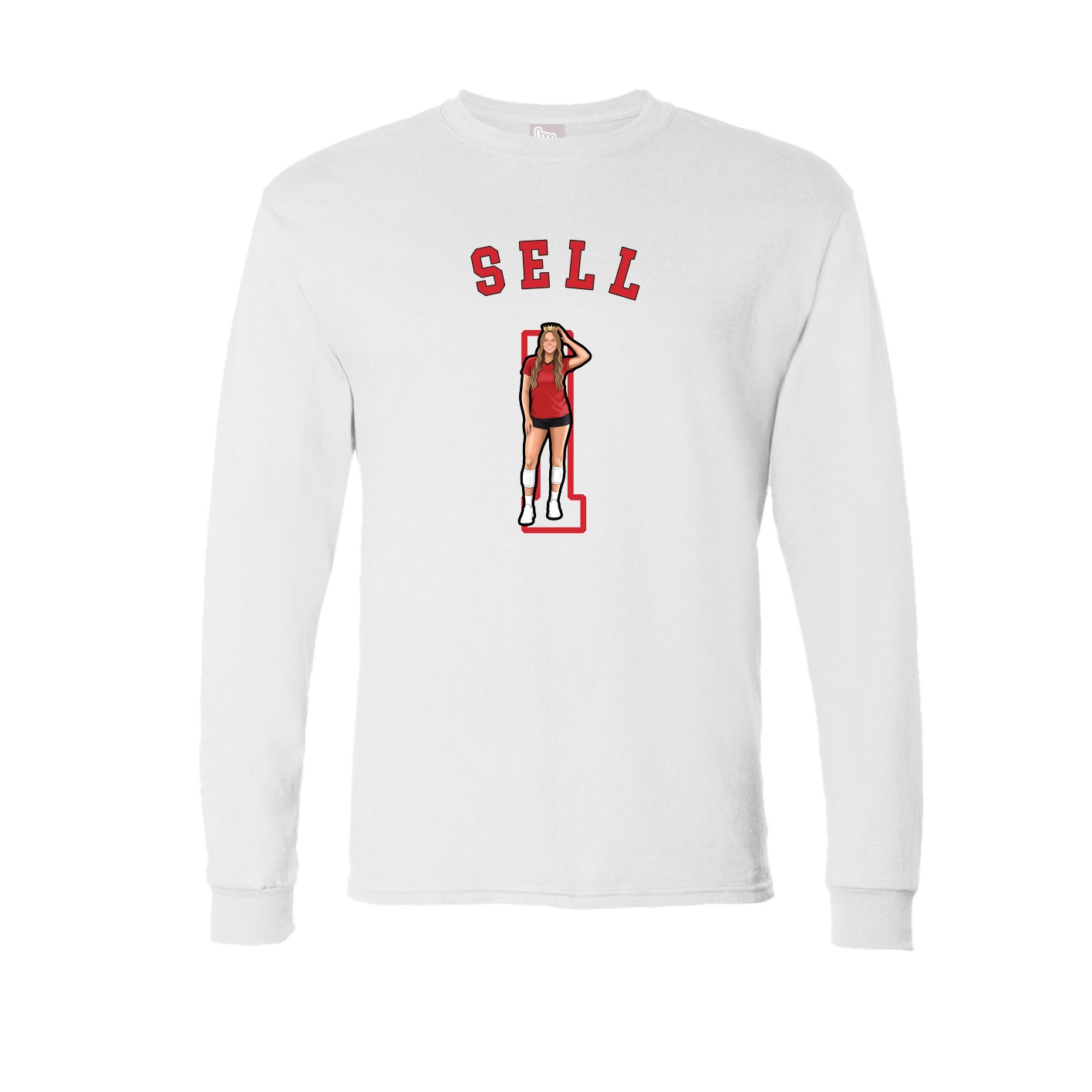 Long Sleeve Tee — Shirsey Arch in White