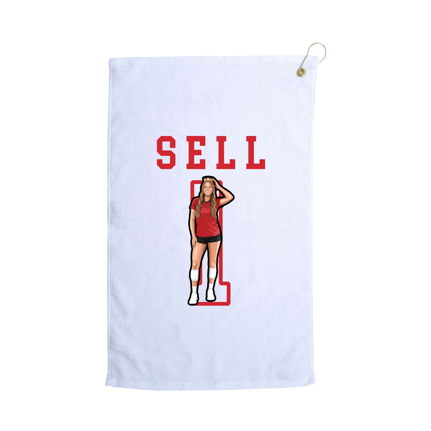 Golf Towel — Shirsey in White