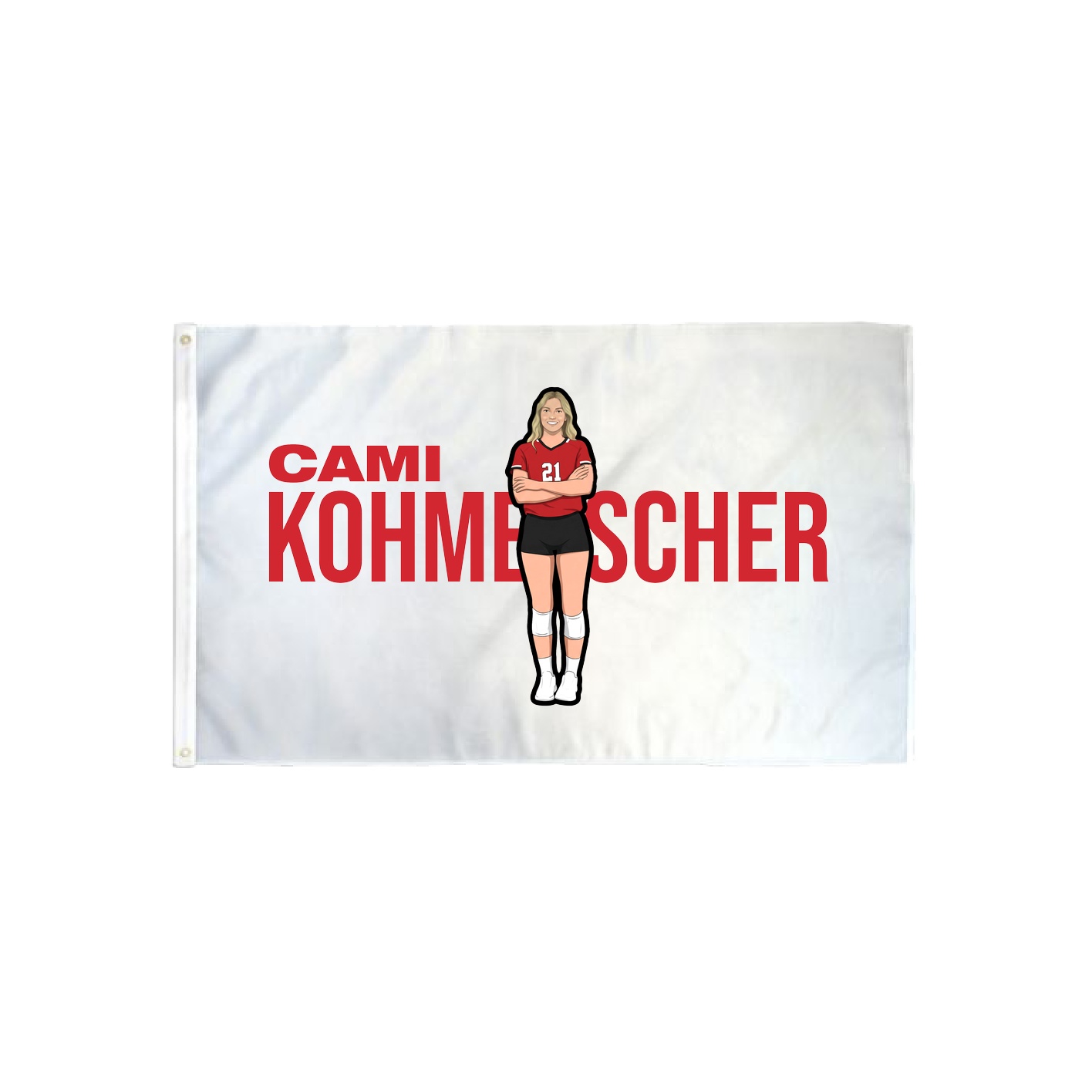 3x5 Flag — Player Name in Classic