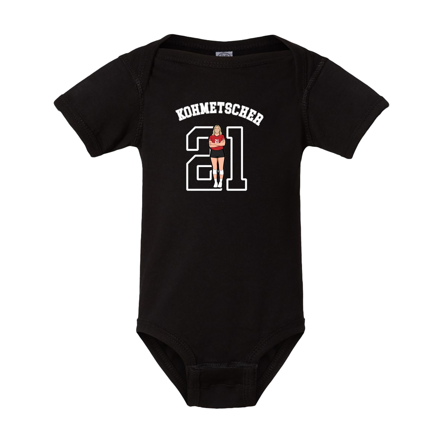 Baby Onesie — Shirsey Arch in Black