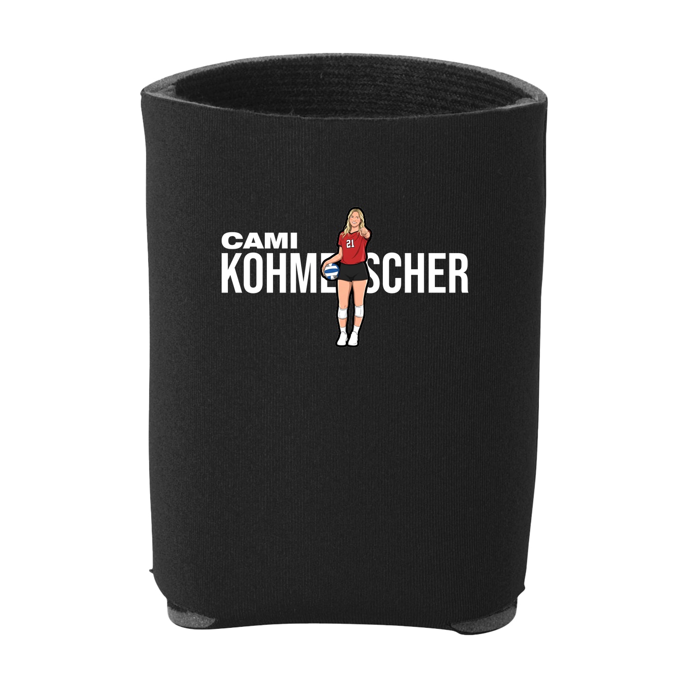 Can Holder — Player Name in Black