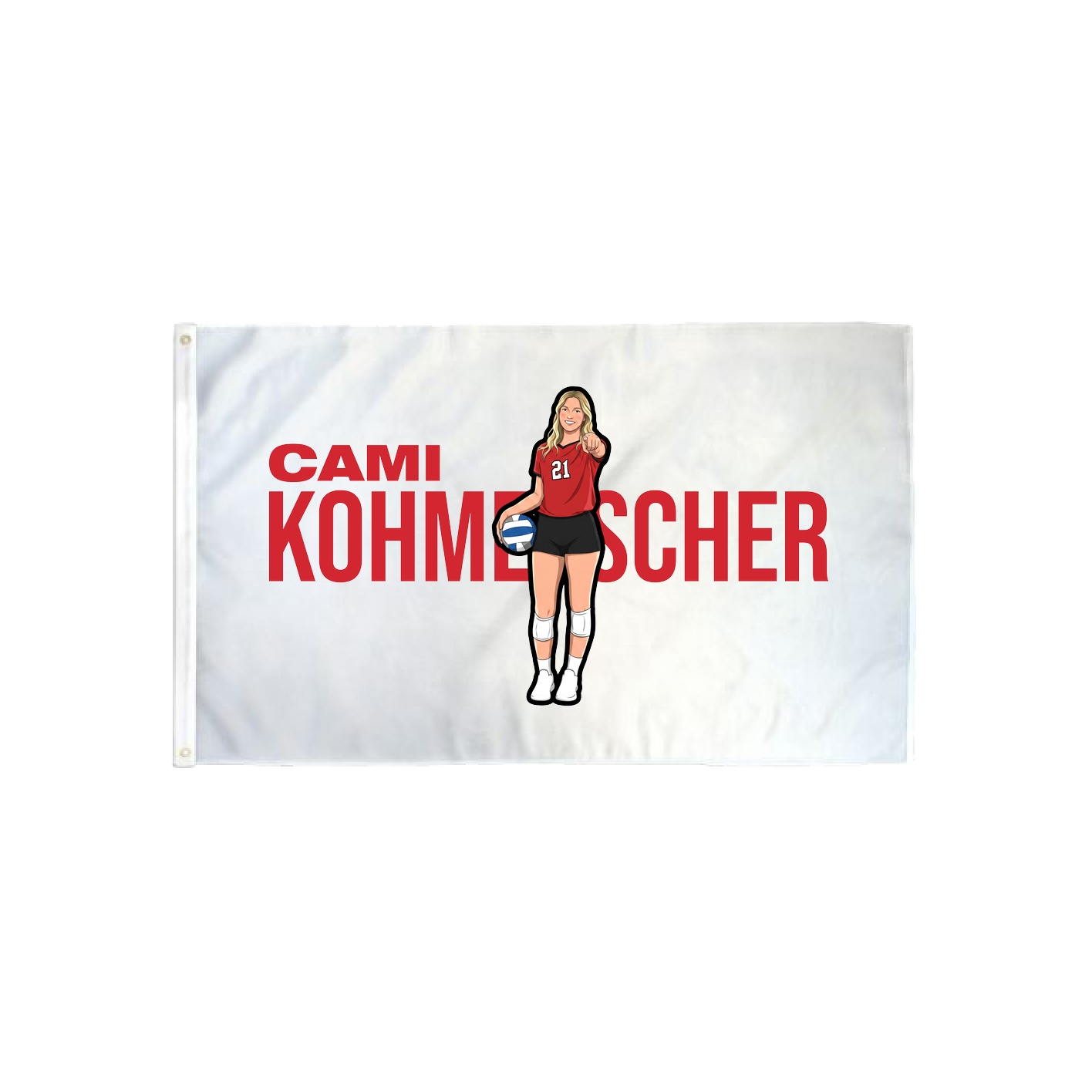 3x5 Flag — Player Name in Classic