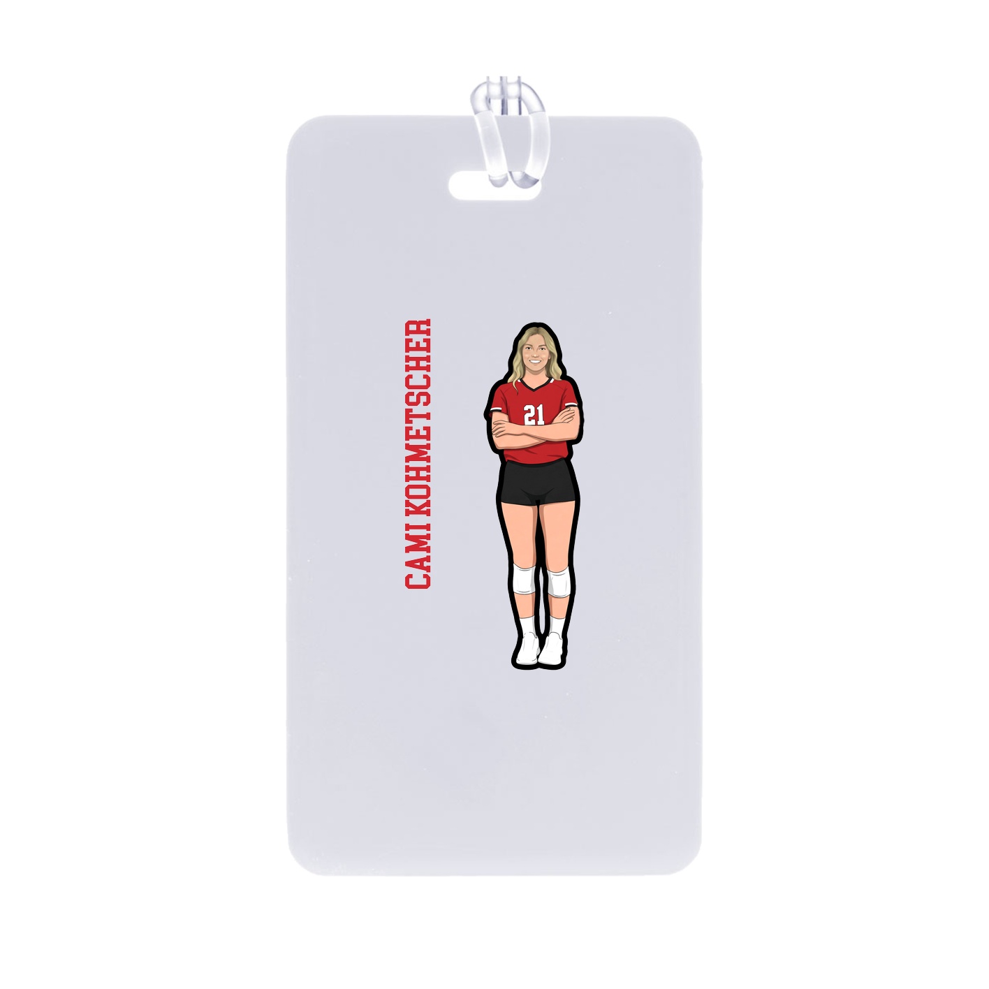 Bag Tag — Name Vertical in Classic