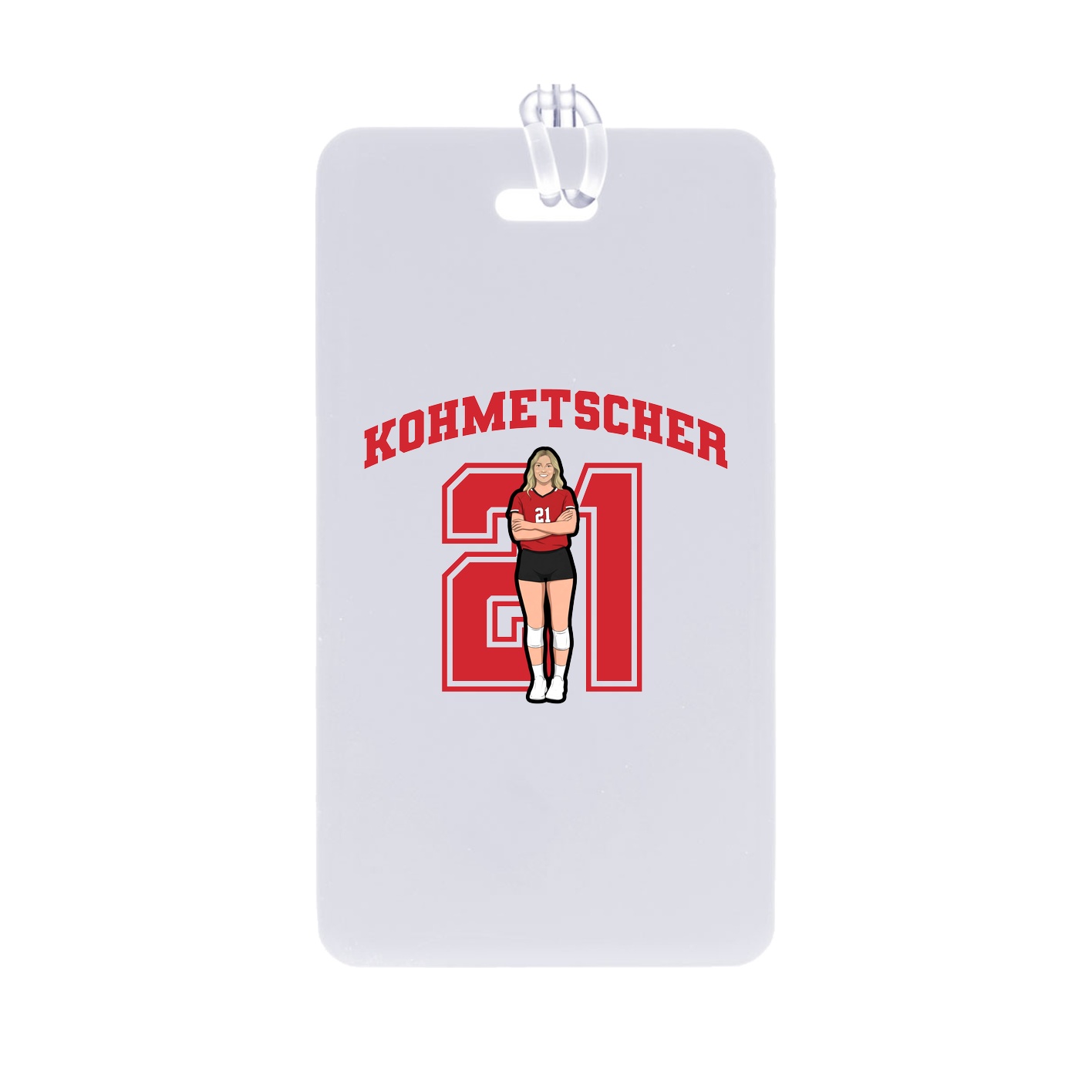 Bag Tag — Number in Classic
