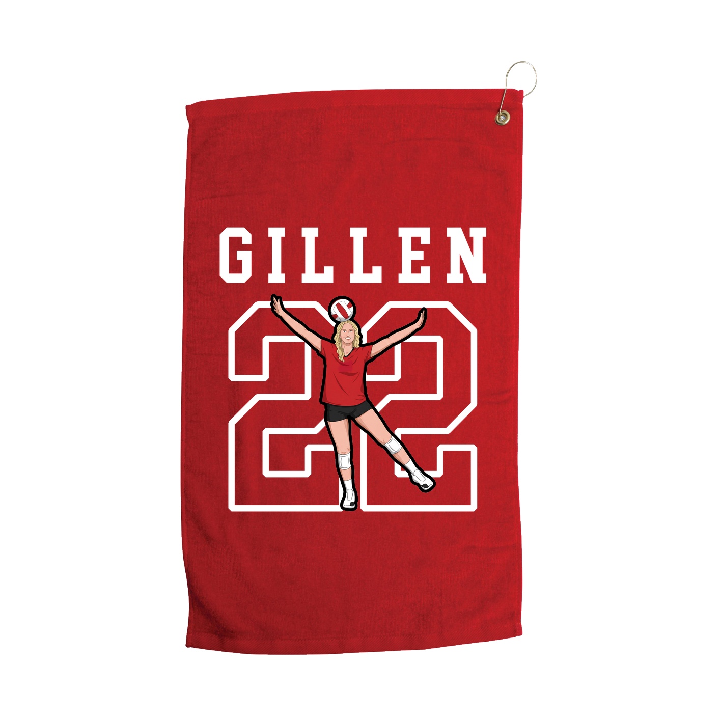 Golf Towel — Shirsey in Red
