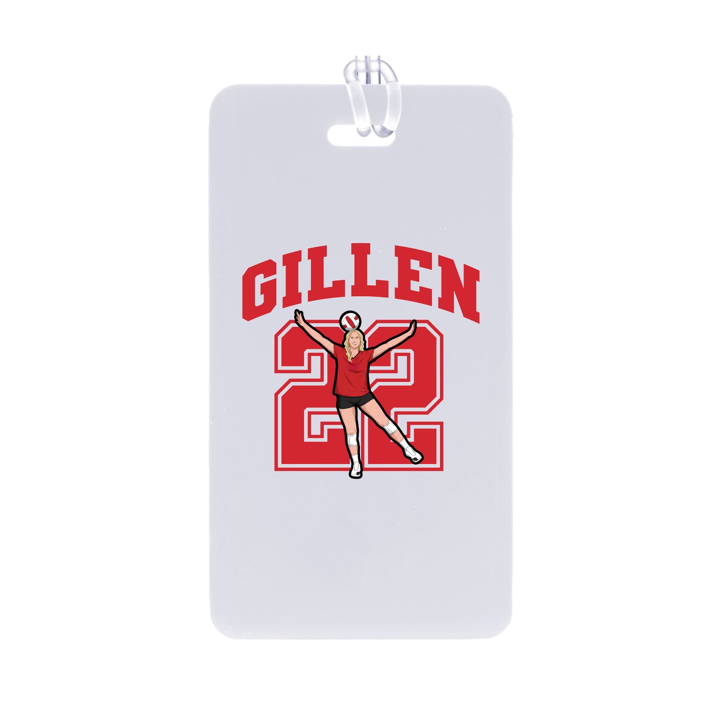 Bag Tag — Number in Classic