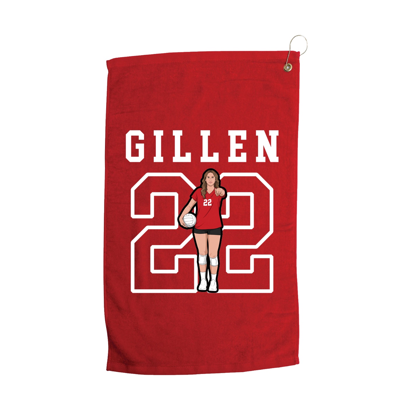 Golf Towel — Shirsey in Red