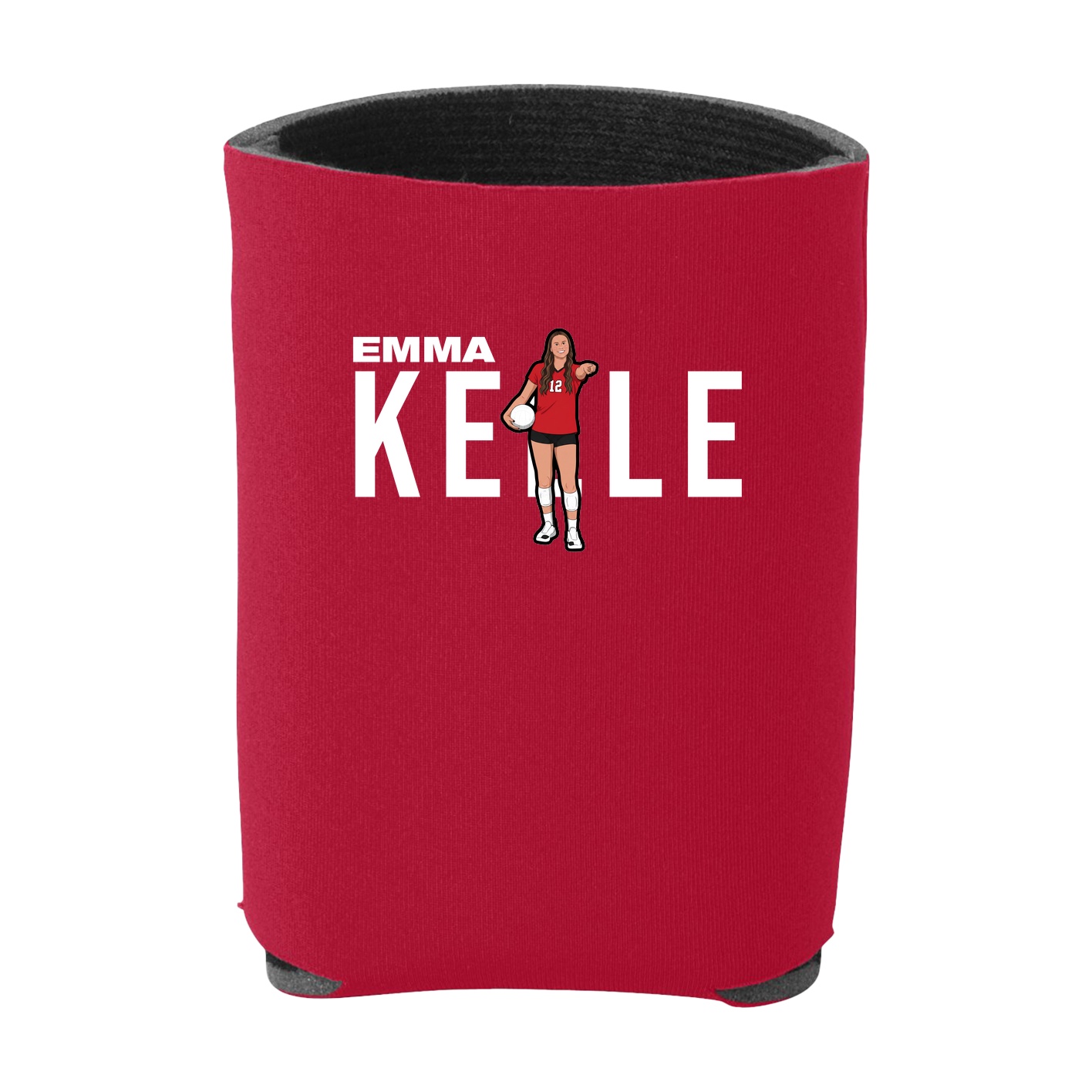 Can Holder — Player Name in Red