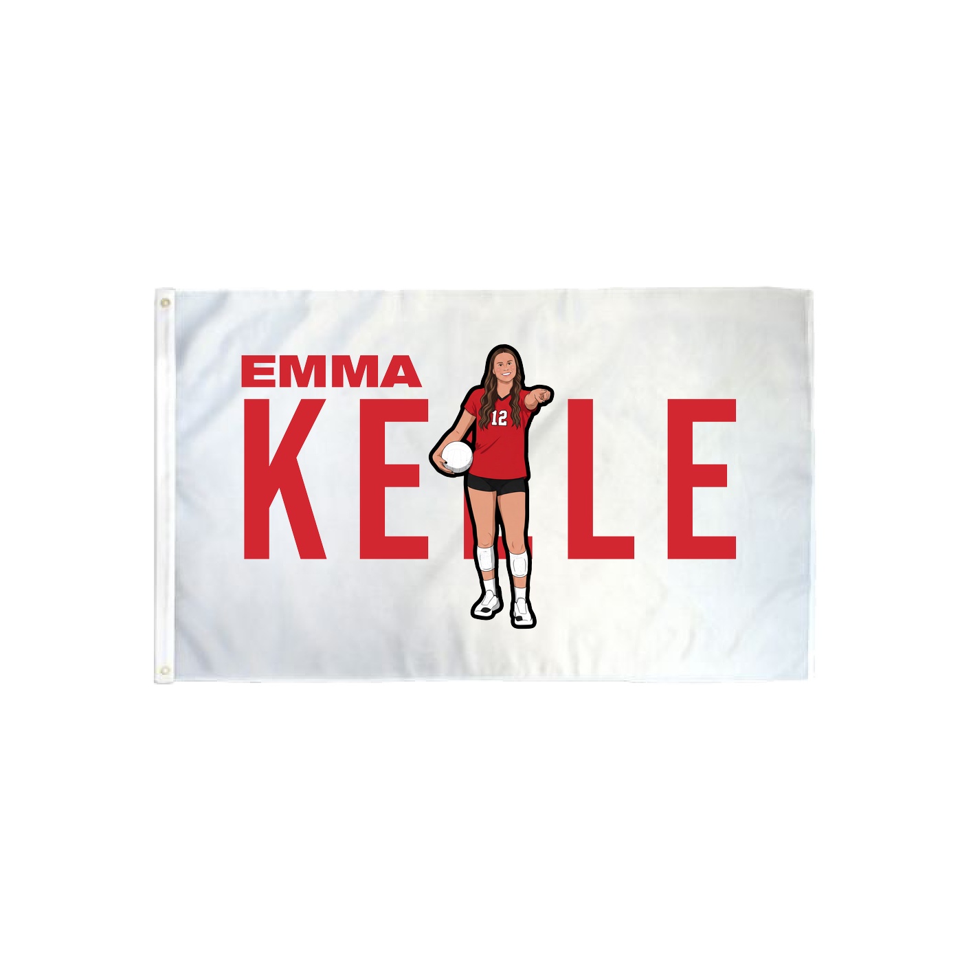 3x5 Flag — Player Name in Classic