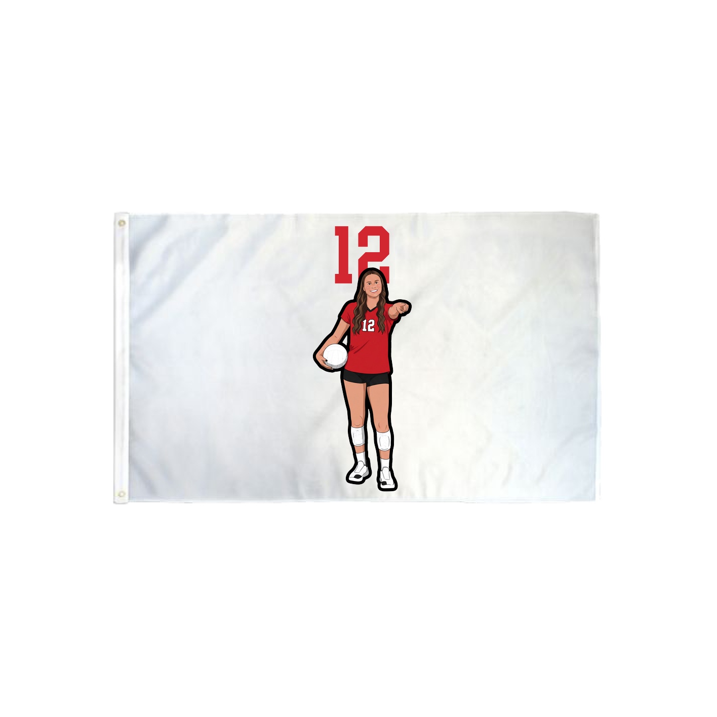 3x5 Flag — Number Top in Classic