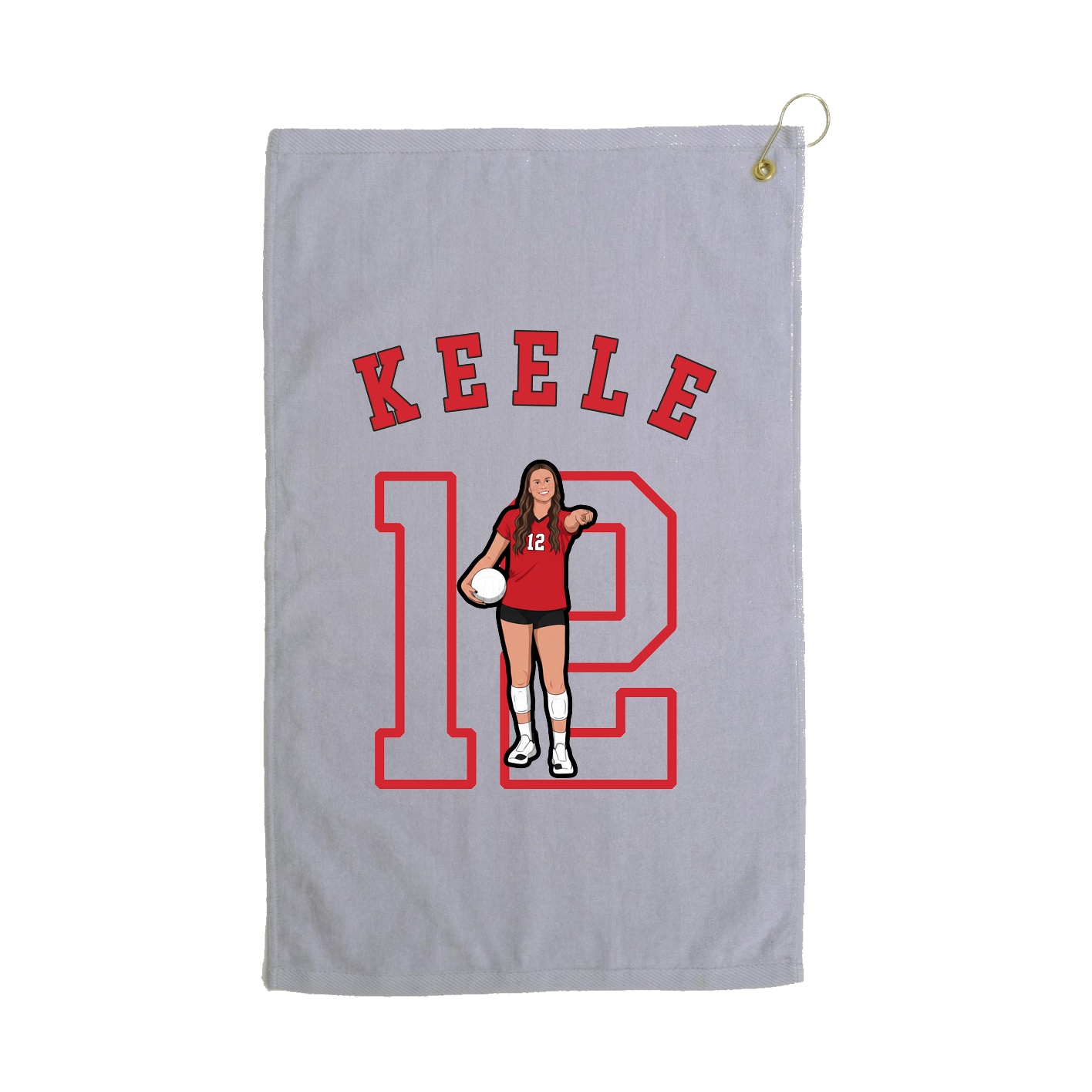 Golf Towel — Shirsey Arch in Grey