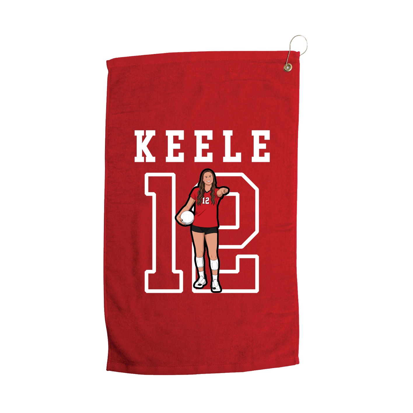 Golf Towel — Shirsey in Red