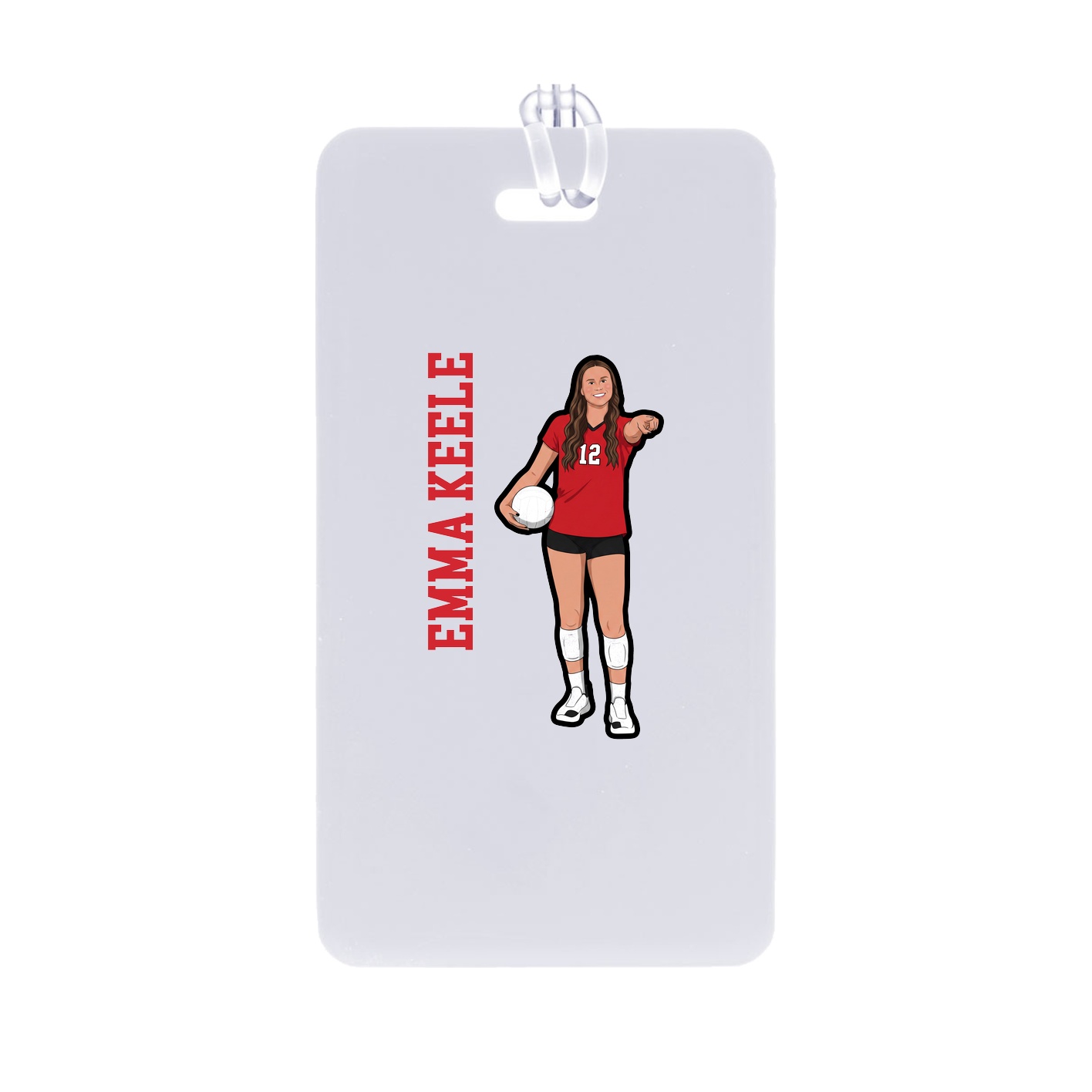 Bag Tag — Name Vertical in Classic