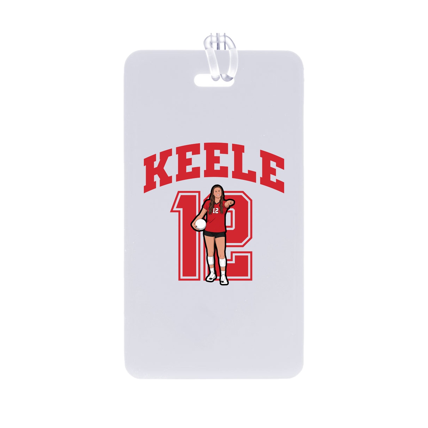 Bag Tag — Number in Classic
