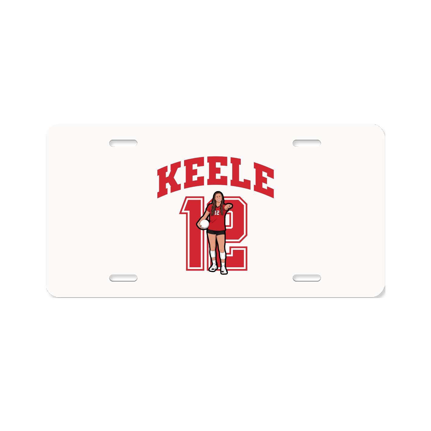 License Plate — Number in Classic